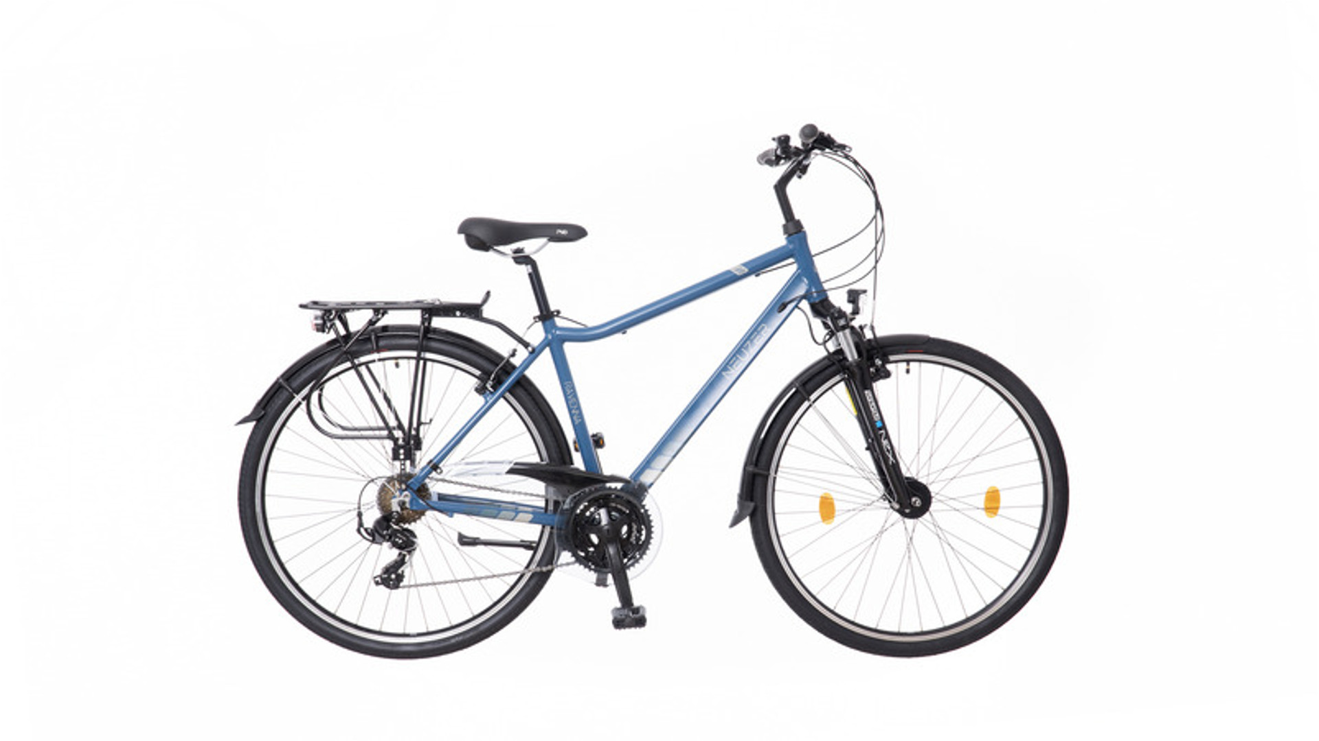 NEUZER Ravenna 100 28" férfi túra/trekking kerékpár, matt kék/szürke, 17"