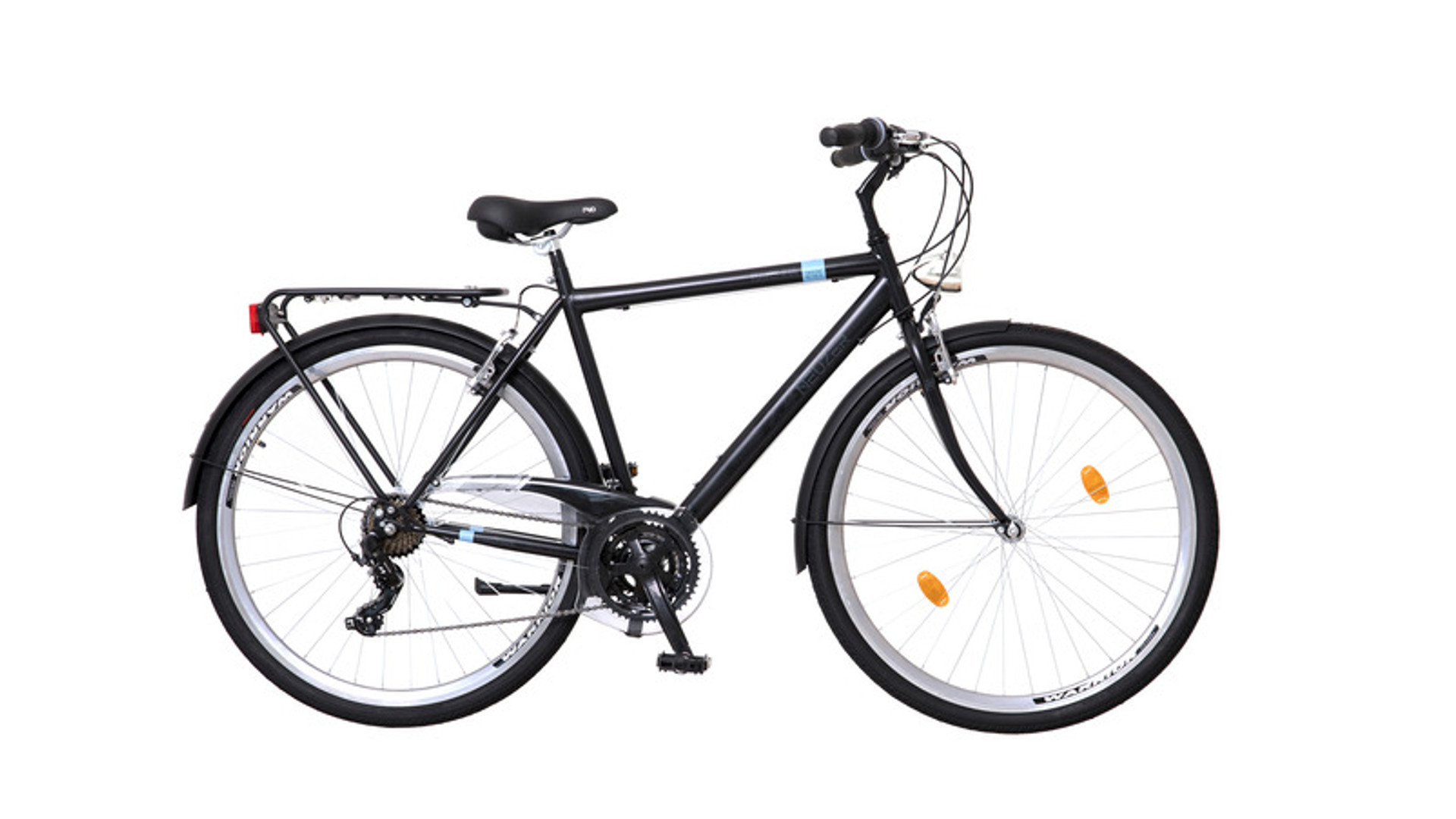 NEUZER Ravenna 30 28" férfi túra/trekking kerékpár, fekete/szürke-kék, 19"