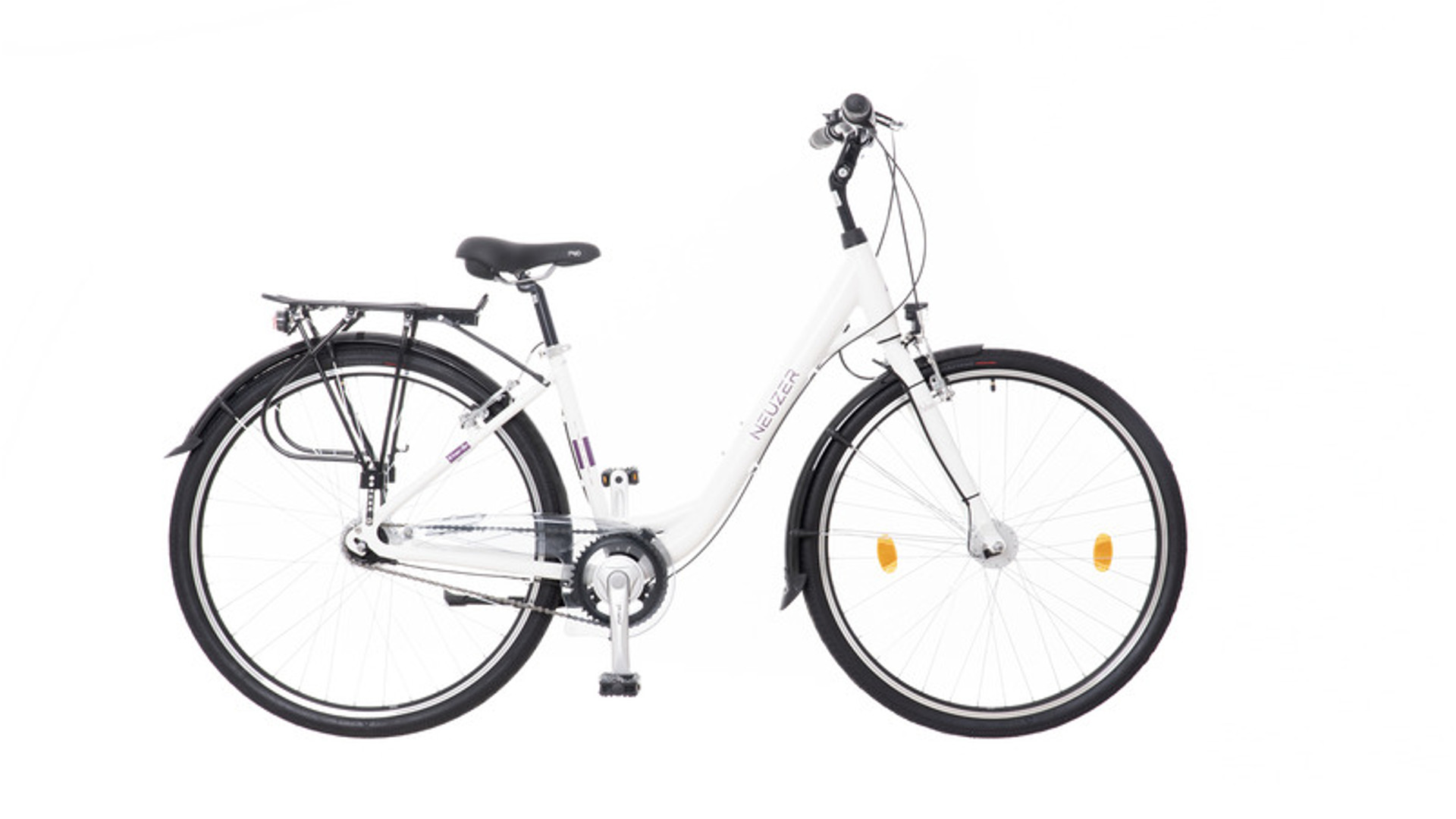 NEUZER Padova N7 28" női városi kerékpár, 7 seb. agyváltós, fehér/lila, 17" NEUZER Padova N7 28" női városi kerékpár, 7 seb. agyváltós, fehér/lila, 17"