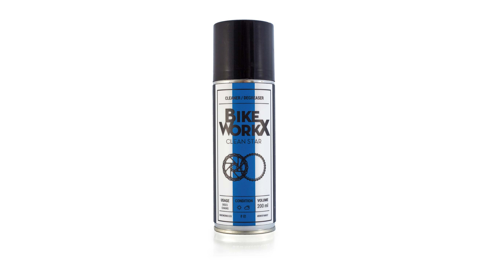 BIKEWORKX Clean Star kerékpártisztító zsíroldó spray, 200 ml