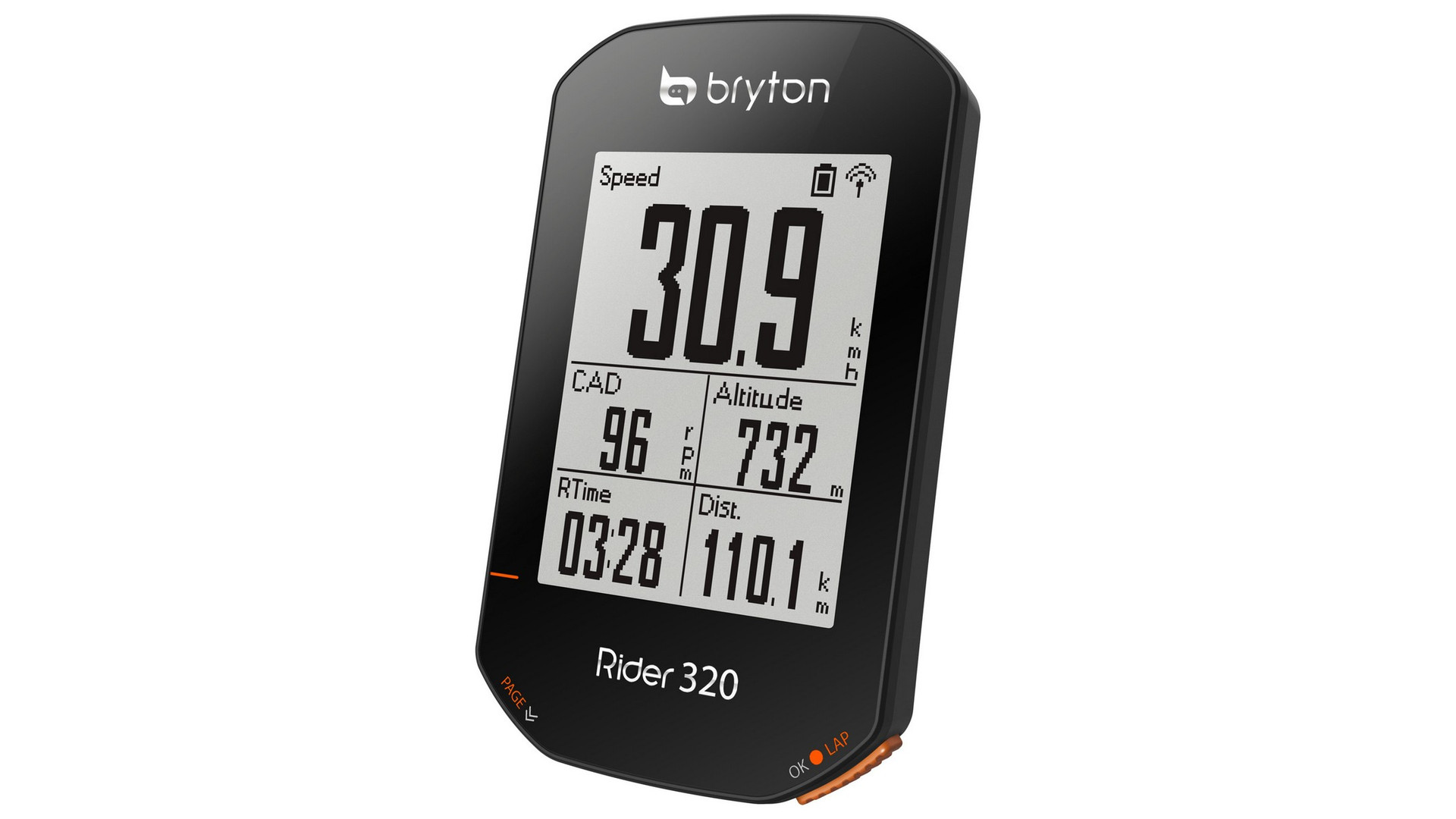 BRYTON Rider 320T GPS kerékpár komputer szett (HRM+CAD)