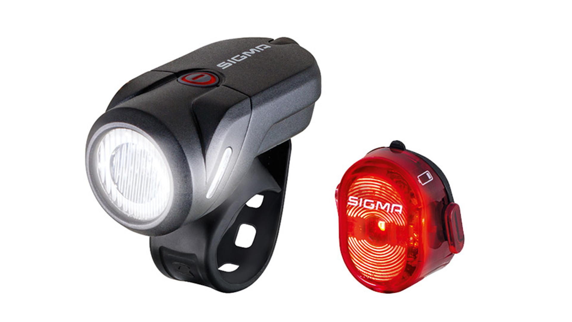 SIGMA Aura 35 USB + Nugget II első és hátsó lámpa szett SIGMA Aura 35 USB + Nugget II első és hátsó lámpa szett
