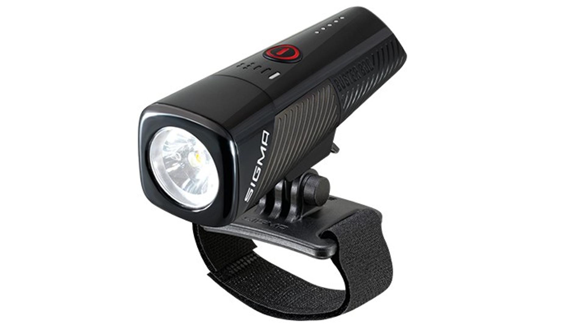 SIGMA Buster 800 HL USB első lámpa sisakkonzollal, újratölthető