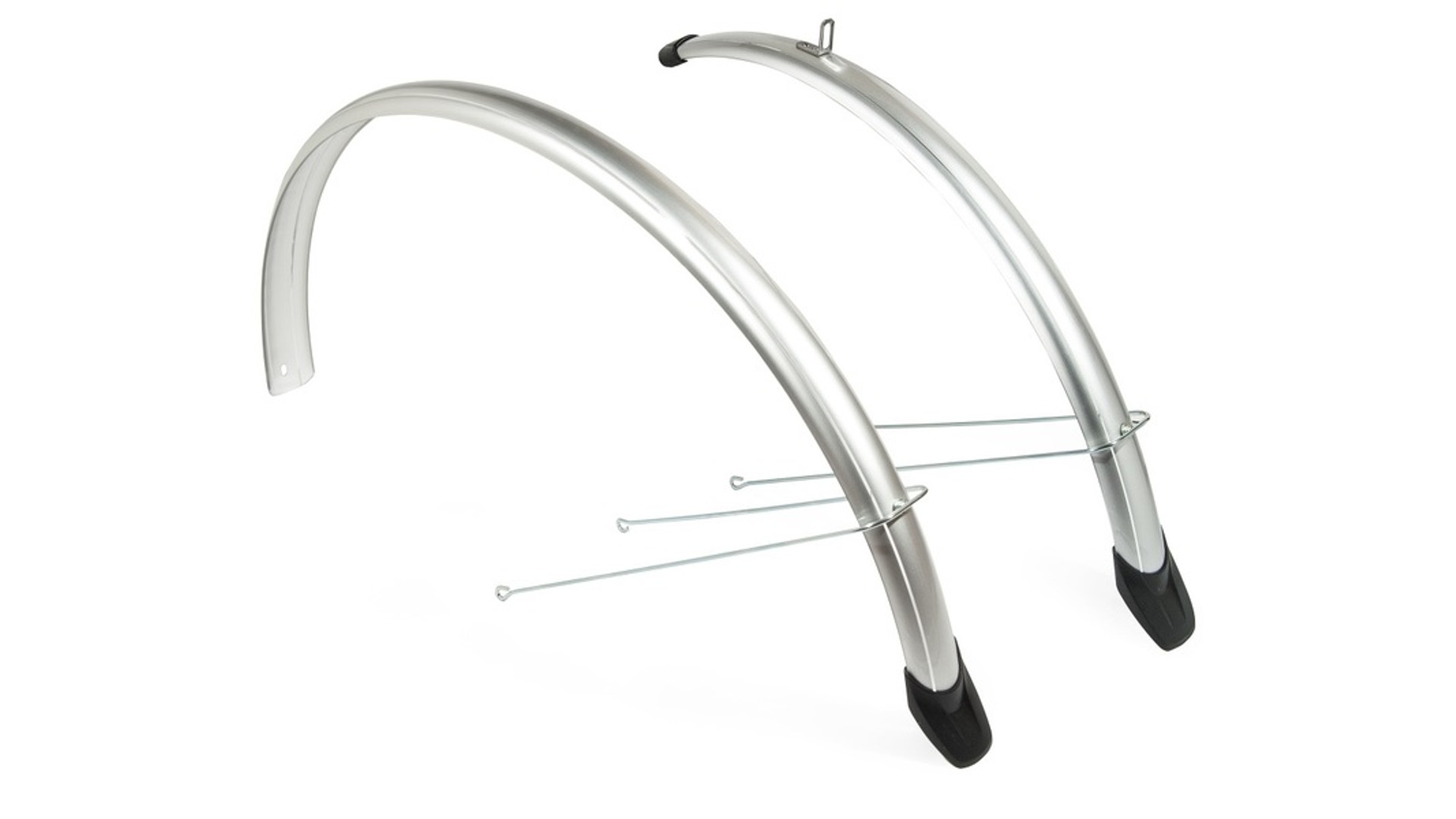 VELOTECH 26"/58mm sárvédőszett, alumínium, pálcás, ezüst VELOTECH 26"/58mm sárvédőszett, alumínium, pálcás, ezüst