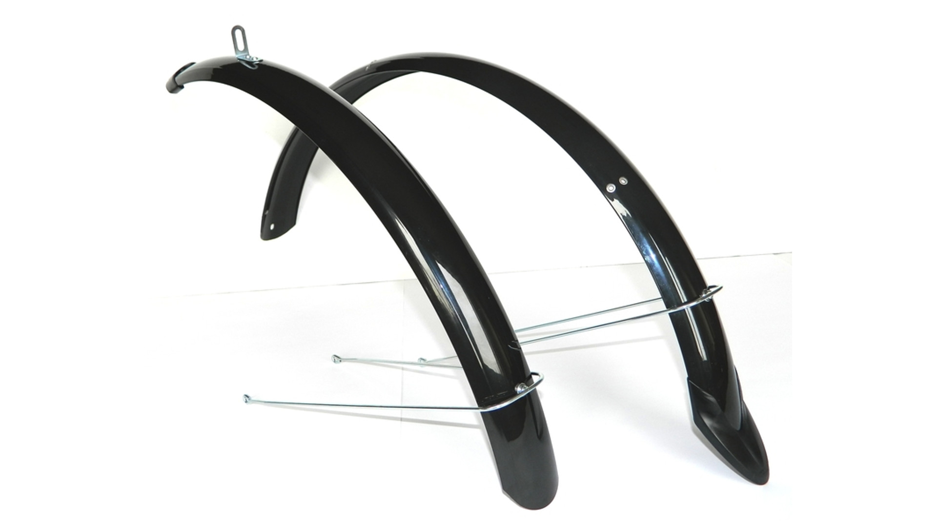 VELOTECH 28"/48mm sárvédőszett, alumínium, pálcás, fekete VELOTECH 28"/48mm sárvédőszett, alumínium, pálcás, fekete