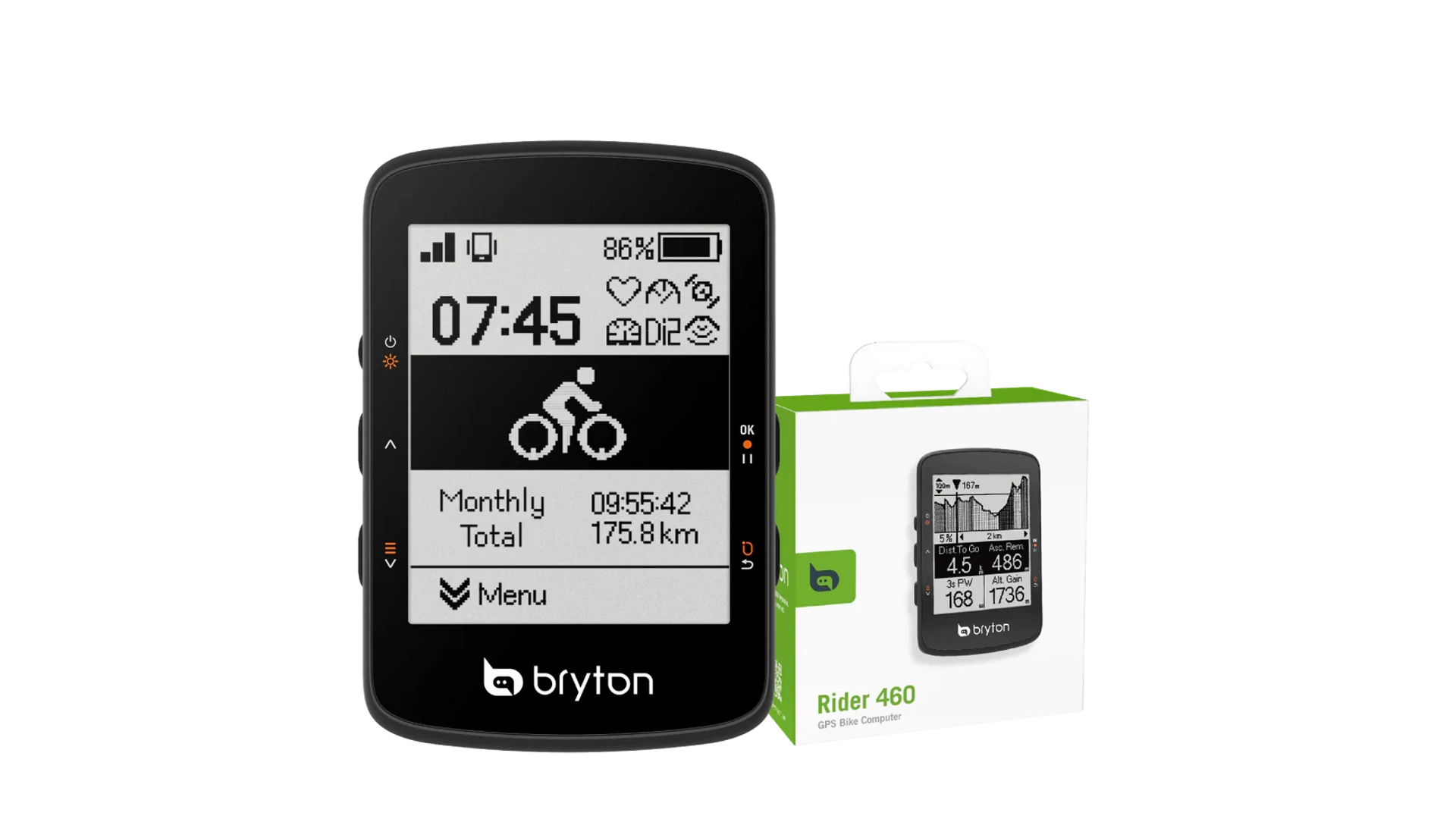 BRYTON Rider 460E GPS kerékpár komputer
