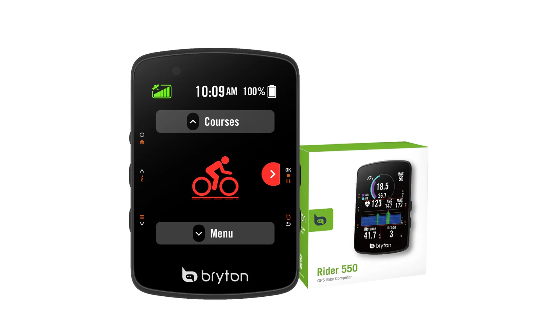 BRYTON Rider 550E GPS kerékpár komputer