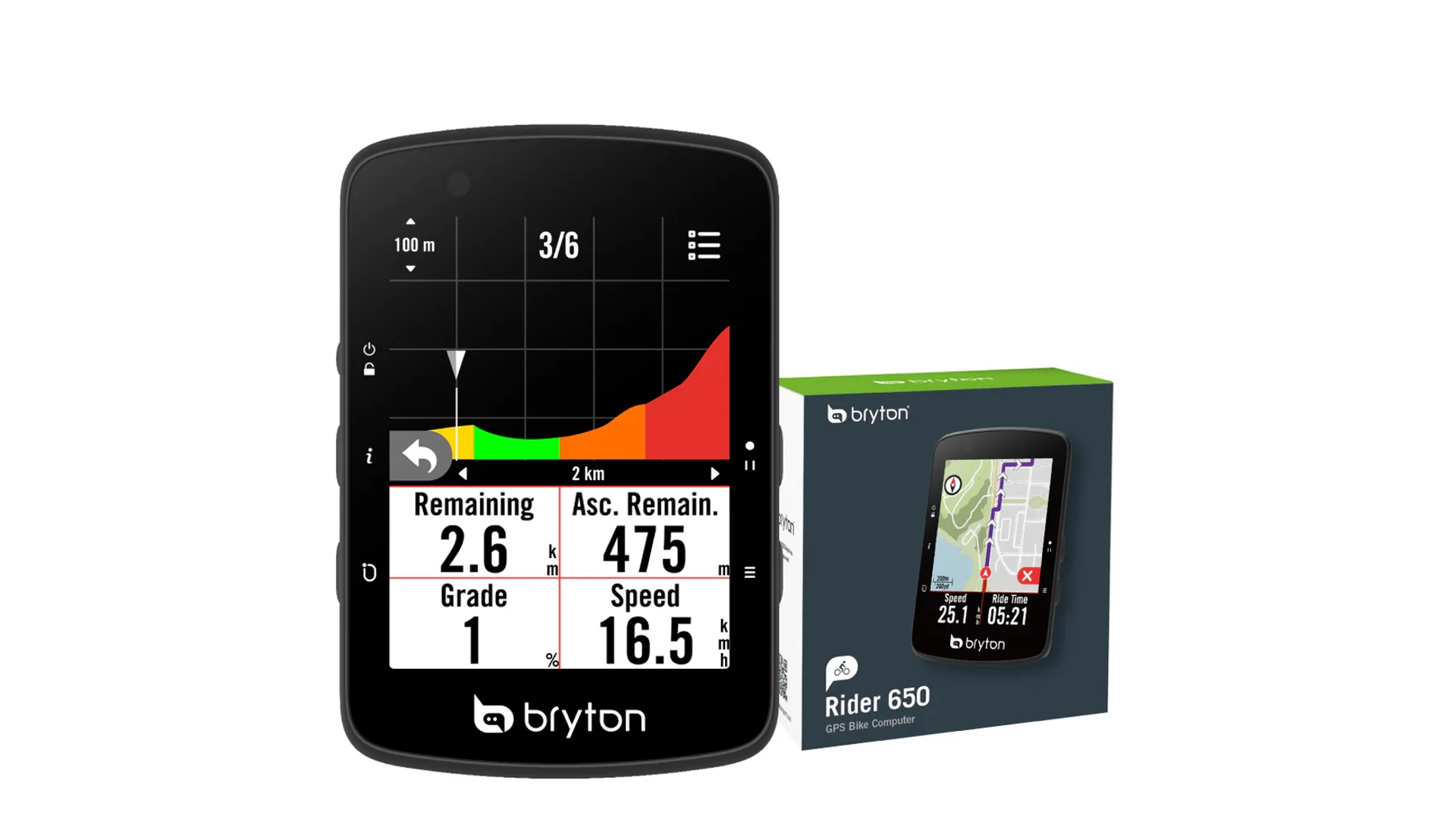 BRYTON Rider 650E GPS kerékpár komputer BRYTON Rider 650E GPS kerékpár komputer