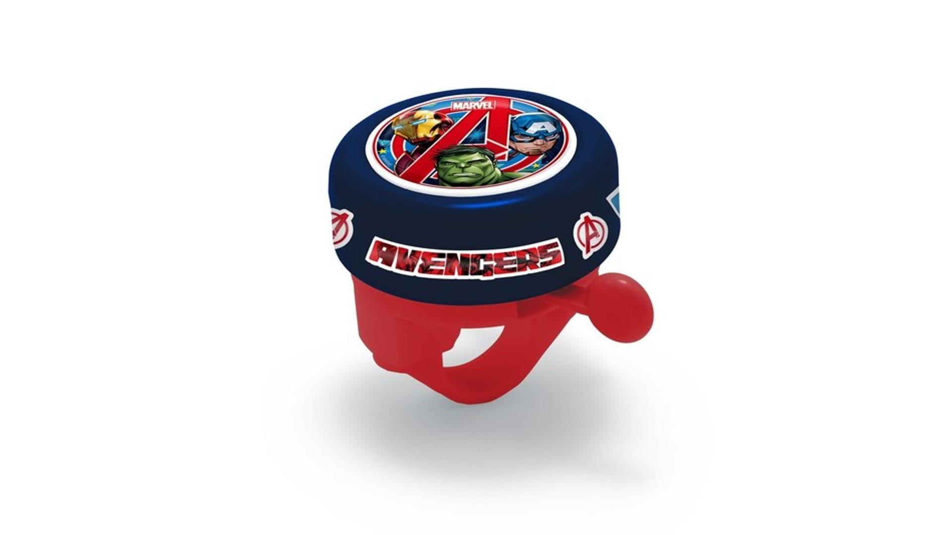 Disney / Marvel Bosszúállók kerékpár csengő, 55 mm, sötétkék/piros Disney / Marvel Bosszúállók kerékpár csengő, 55 mm, sötétkék/piros