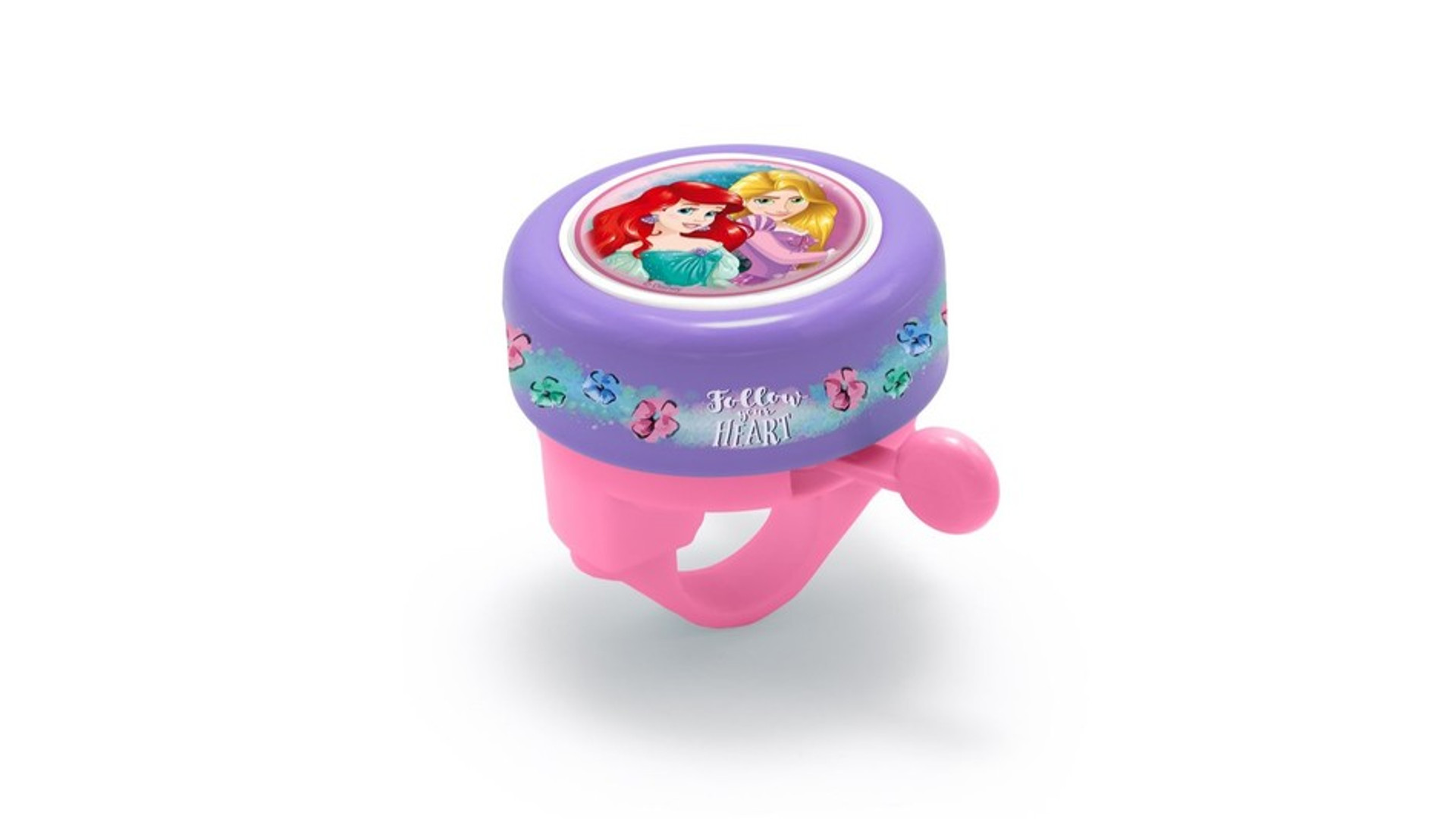 Disney hercegnők gyermek kerékpár csengő, lila/ pink, 55 mm