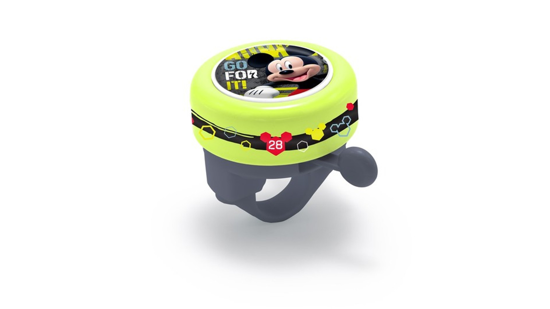Disney Mickey egér gyermek kerékpár csengő, neonzöld, 55 mm Disney Mickey egér gyermek kerékpár csengő, neonzöld, 55 mm
