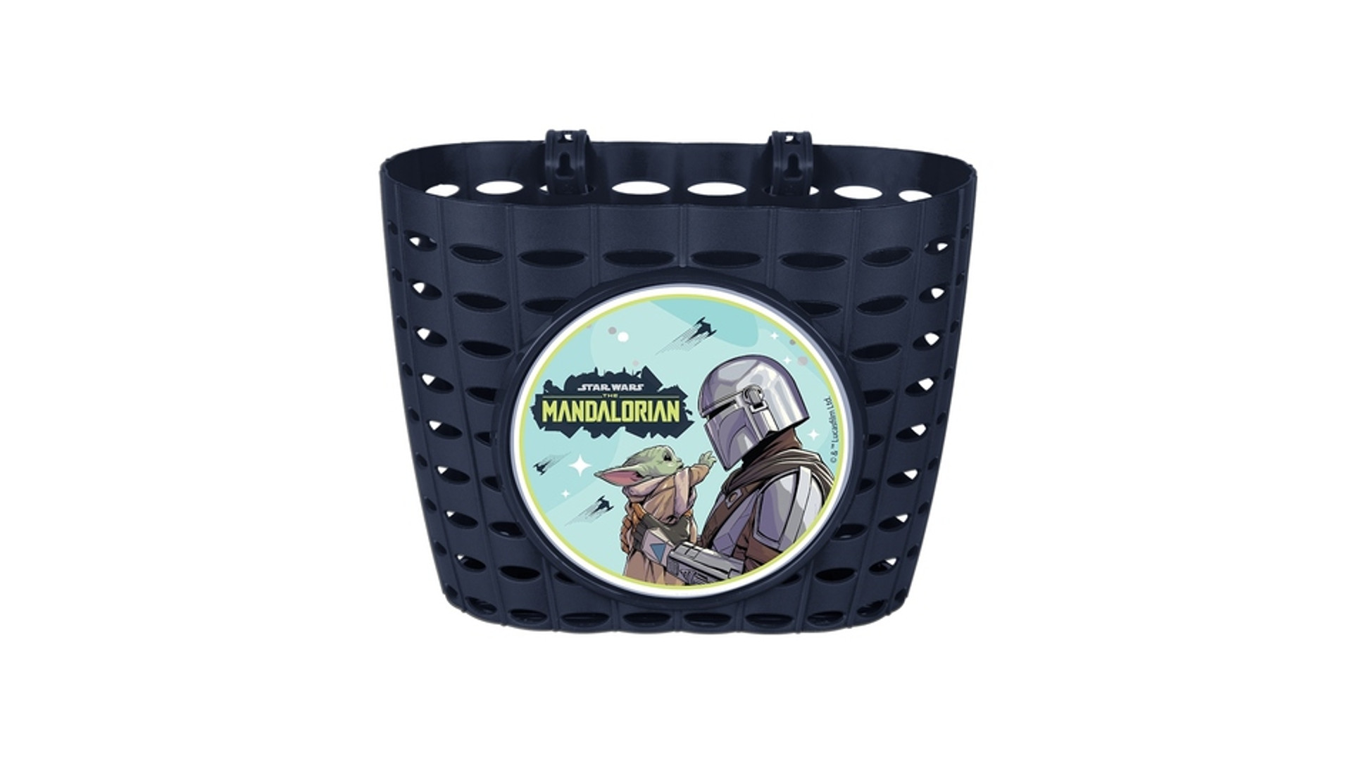 Disney / Star Wars Mandalóri első kosár gyermekkerékpárra, 12-20", sötétkék Disney / Star Wars Mandalóri első kosár gyermekkerékpárra, 12-20", sötétkék