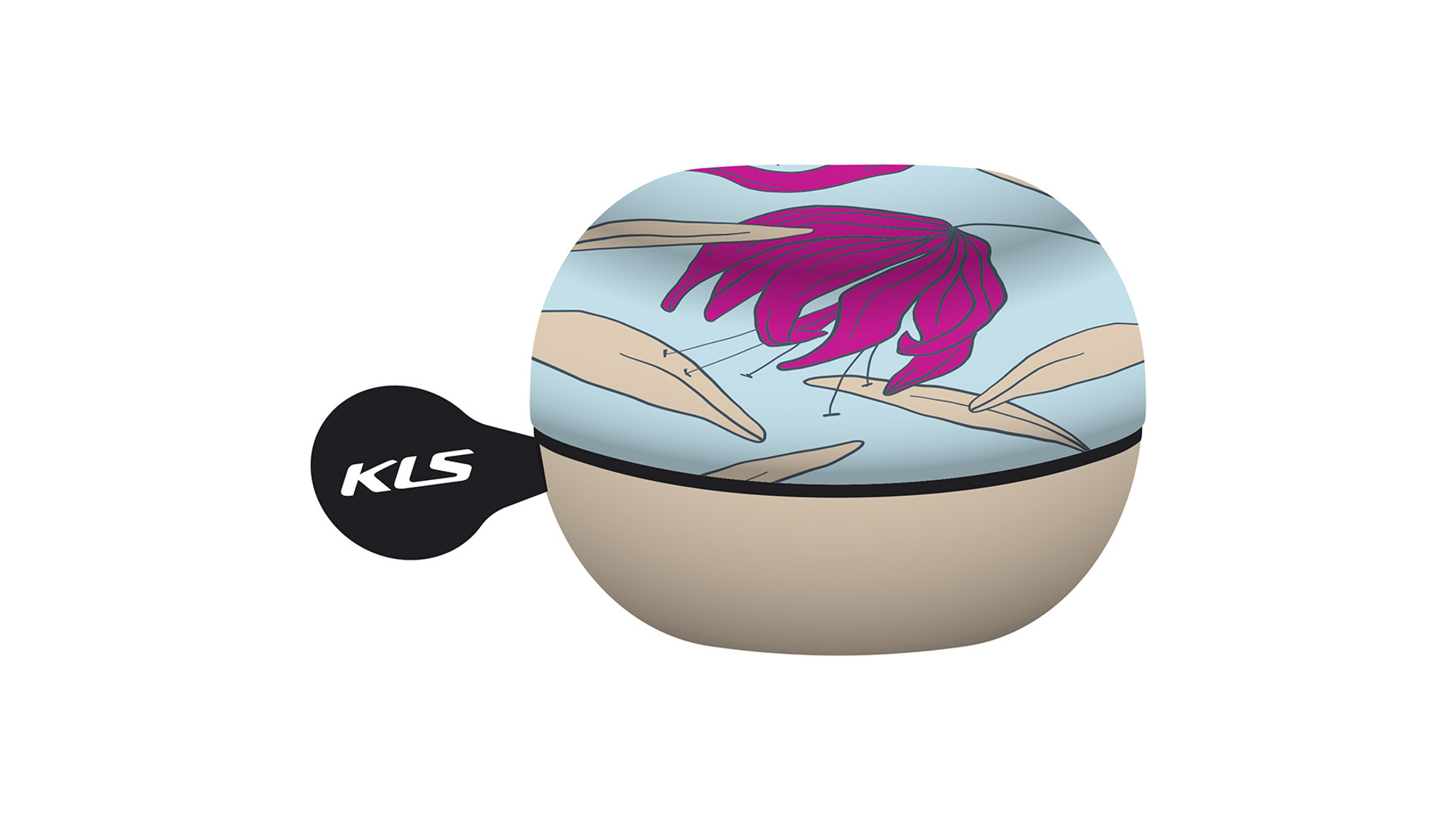 KELLYS Bell 60 kerékpár csengő, Sky Blue