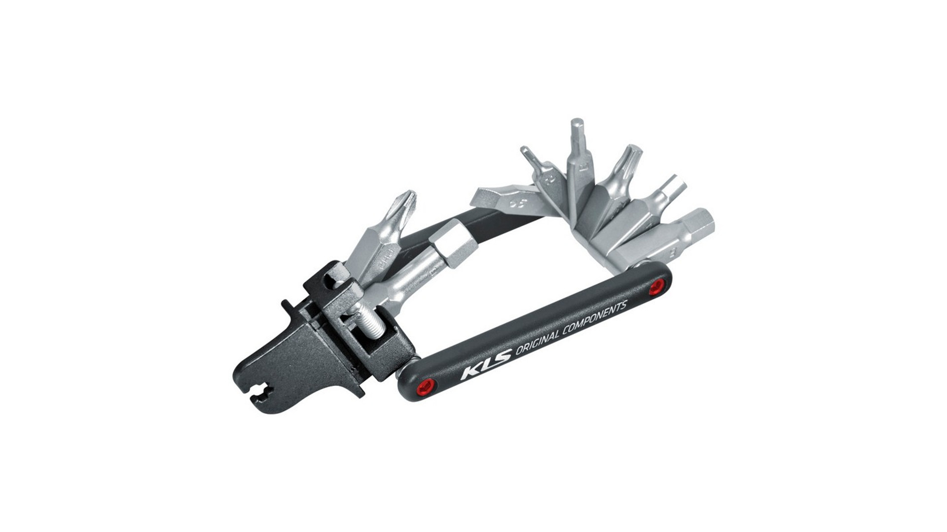 KLS Guide multitool zsebszerszám láncbontóval és Mavic küllőkulccsal, 15 funkciós KLS Guide multitool zsebszerszám láncbontóval és Mavic küllőkulccsal, 15 funkciós