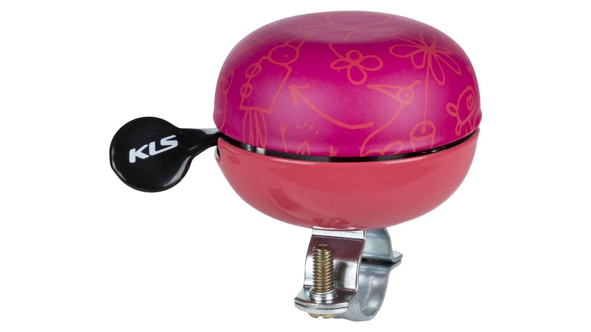 KELLYS Bell 60 Doodles kerékpár csengő, pink
