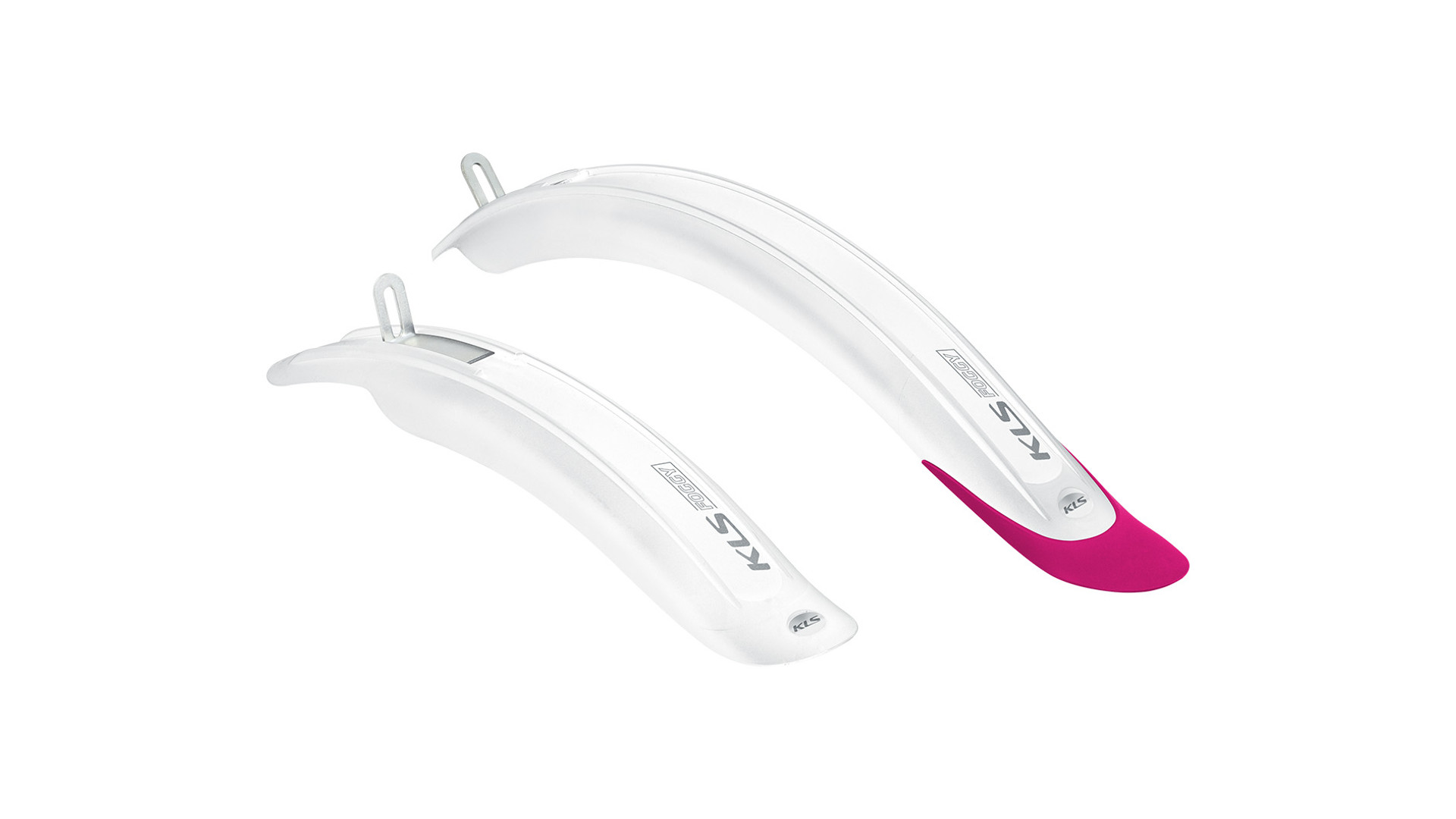 KLS Foggy sárvédő szett gyermekkerékpárra, 20", fehér-pink