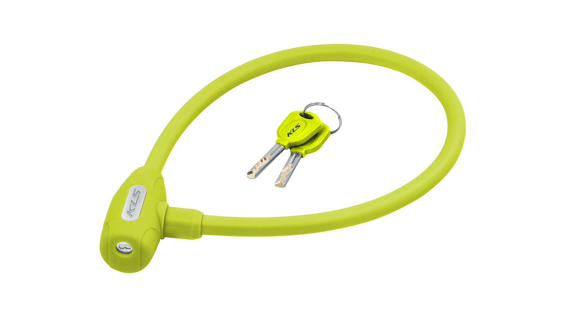KLS Jolly kerékpárlakat (kábelzár), 65 cm, lime