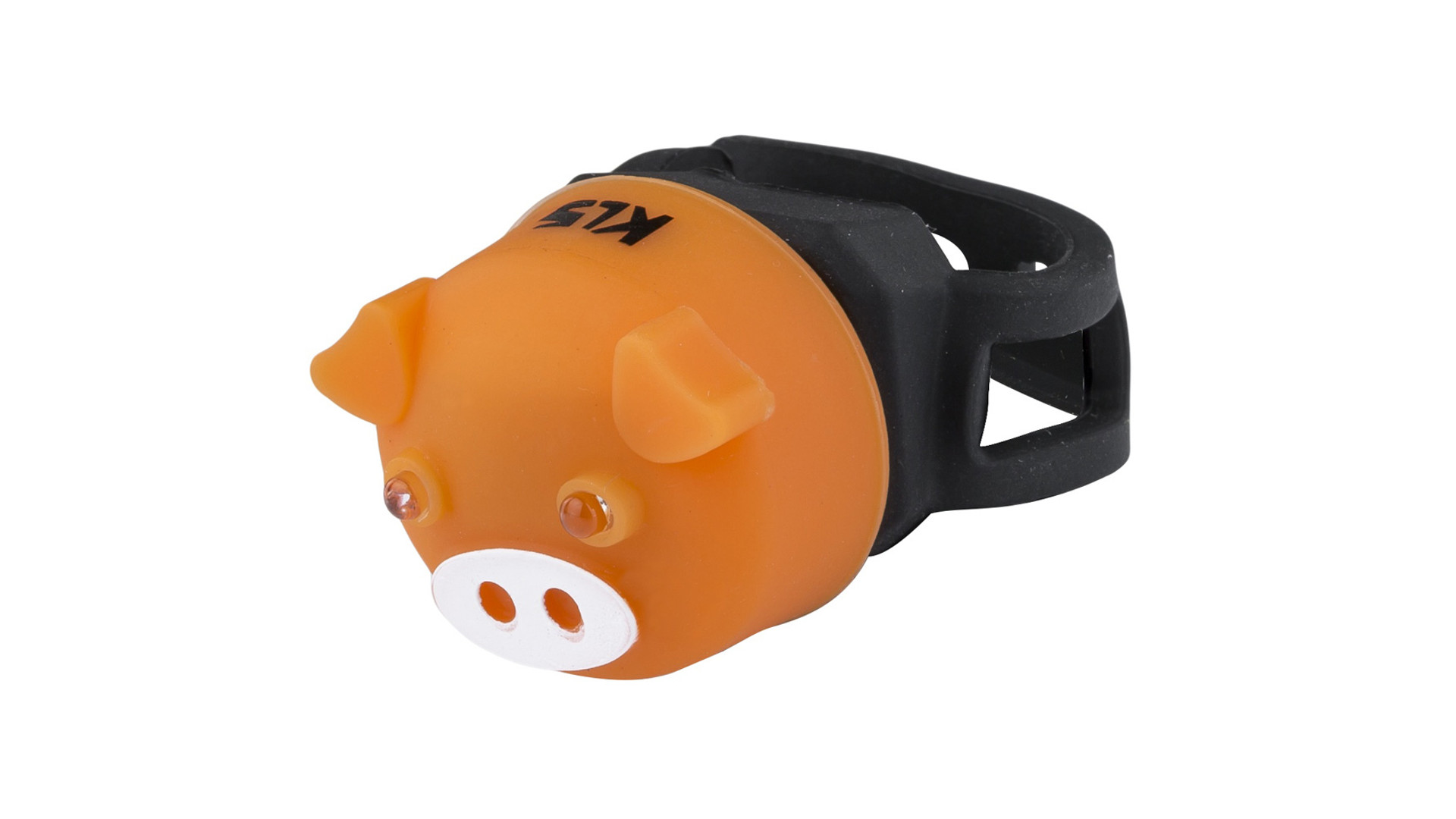 KLS Piggy hátsó lámpa, elemes, narancs KLS Piggy hátsó lámpa, elemes, narancs