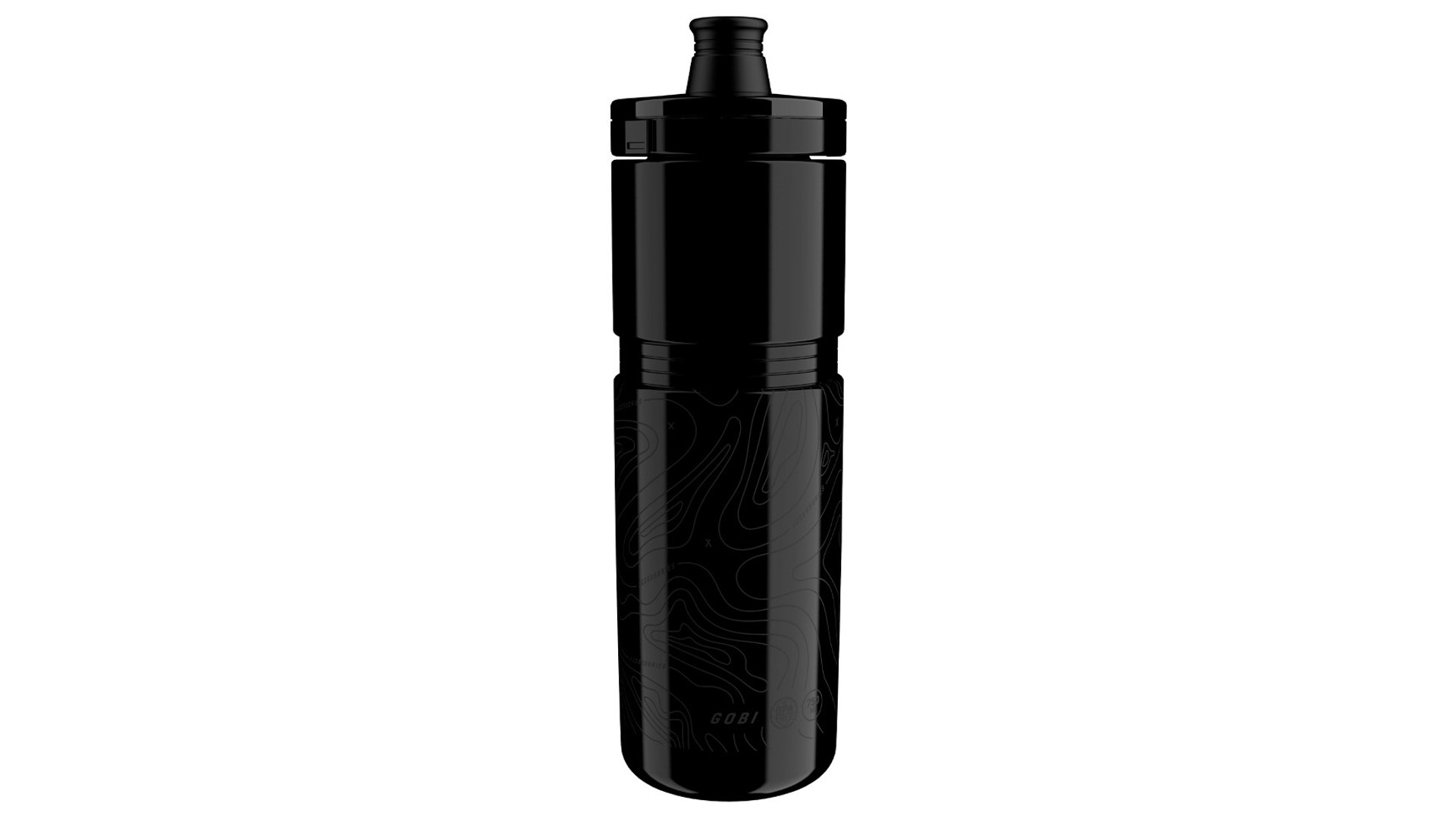 KELLYS Gobi kulacs, 750ml, Matt Black