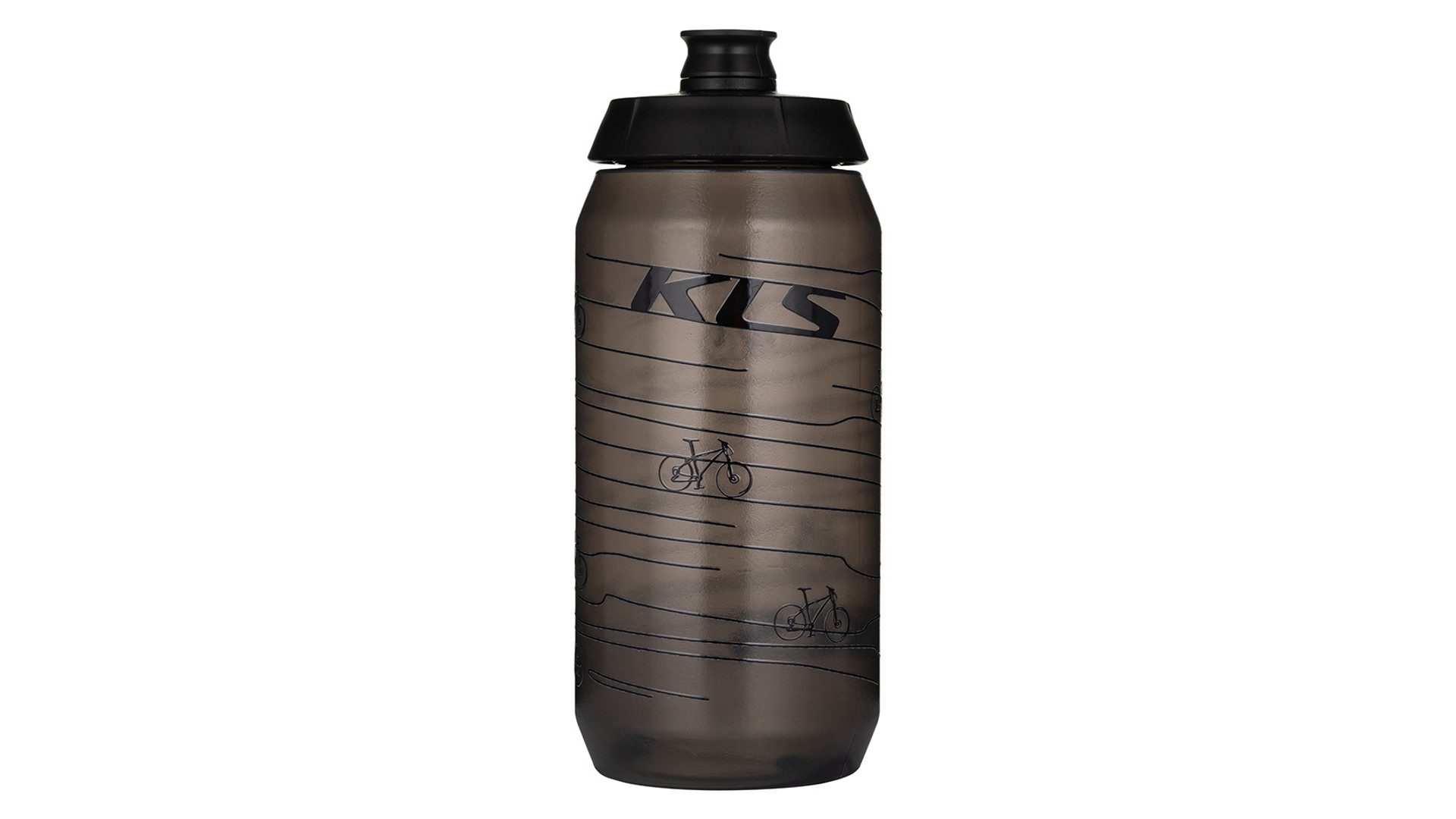 KELLYS Kolibri kulacs, 550ml, Transparent Black