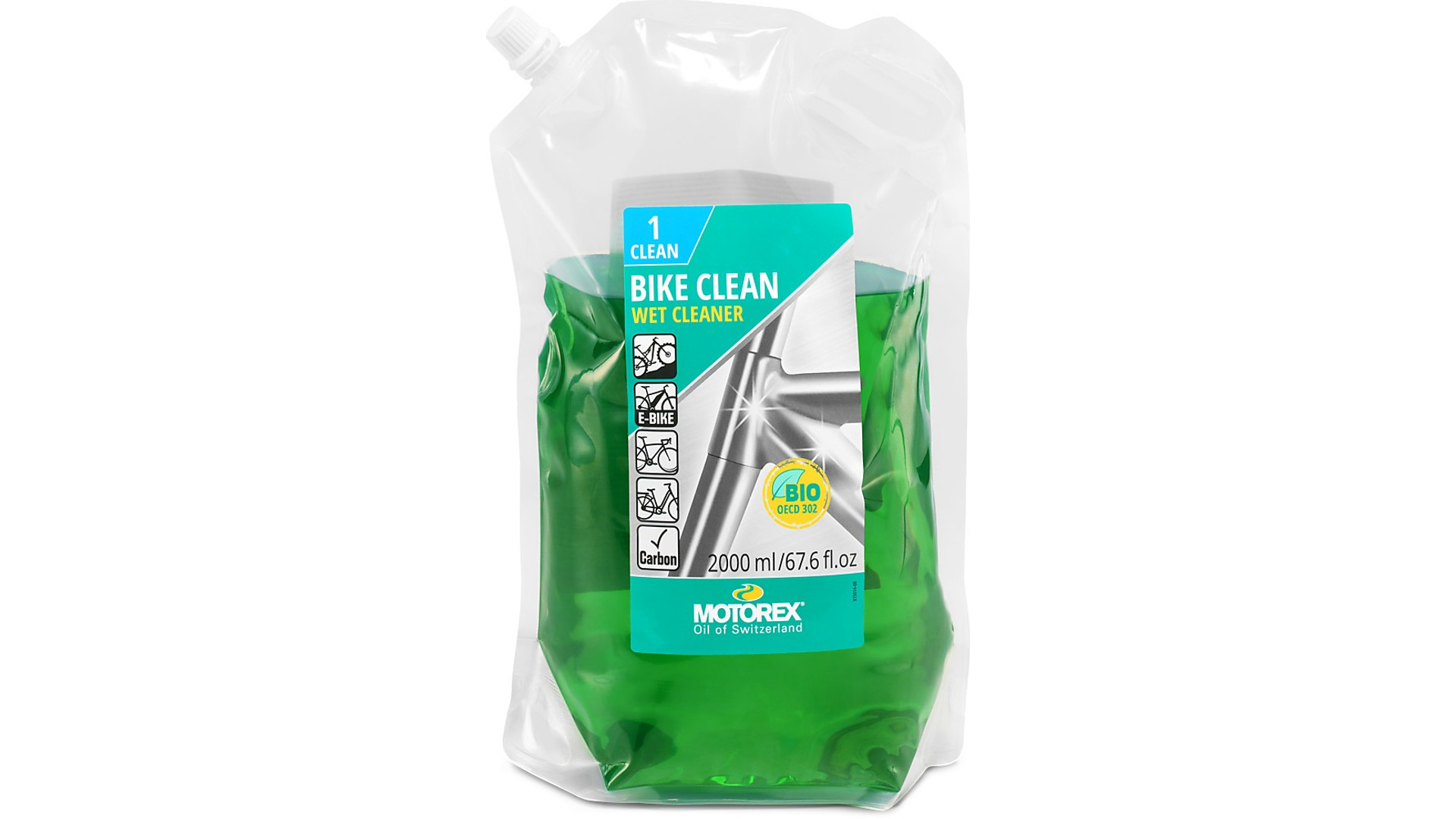 MOTOREX Bike Clean kerékpártisztító utántöltő tasak, 2000ml MOTOREX Bike Clean kerékpártisztító utántöltő tasak, 2000ml