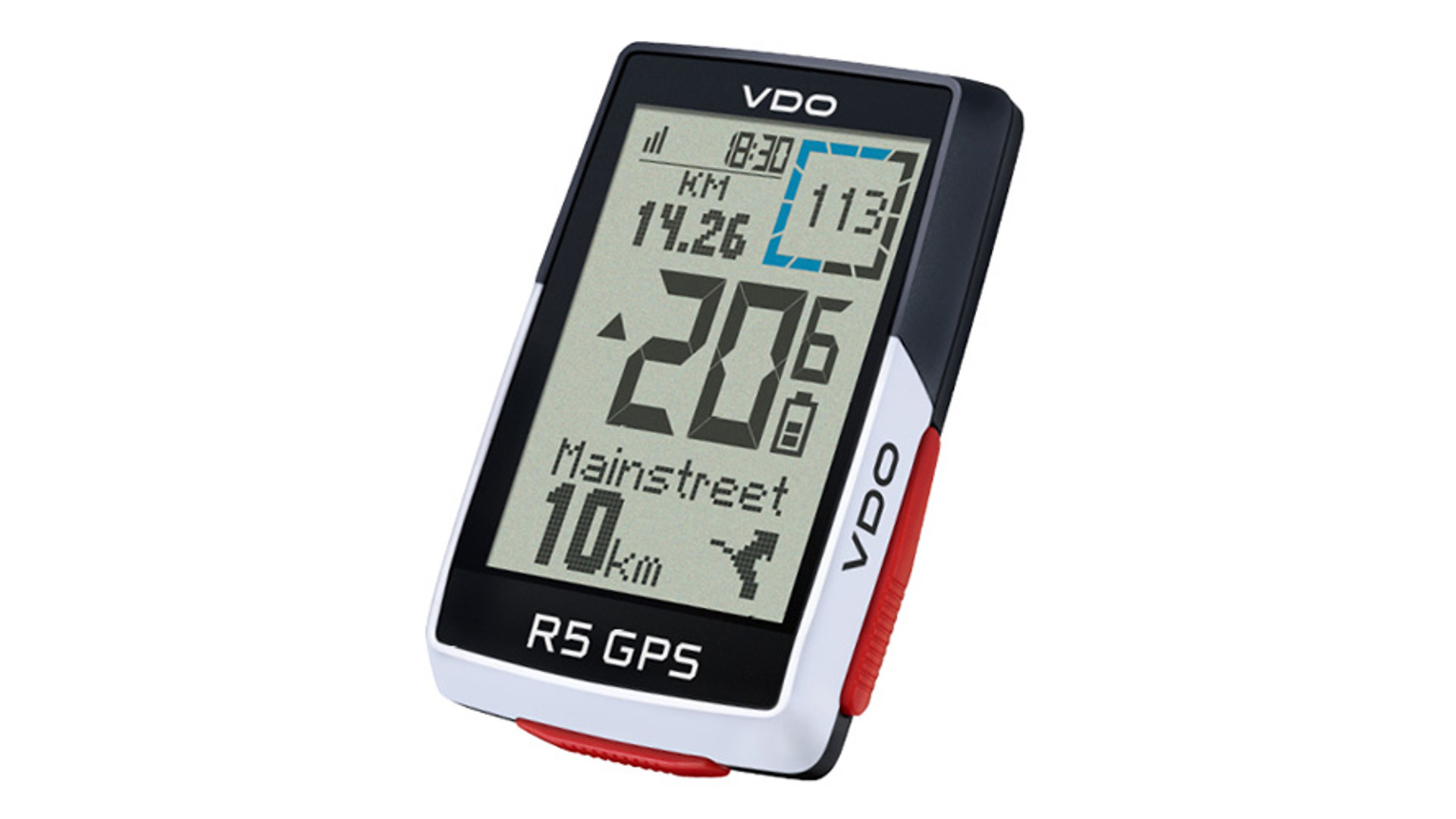 VDO R5 GPS kerékpárkomputer e-bike funkciókkal, navigációval és magasságméréssel VDO R5 GPS kerékpárkomputer e-bike funkciókkal, navigációval és magasságméréssel
