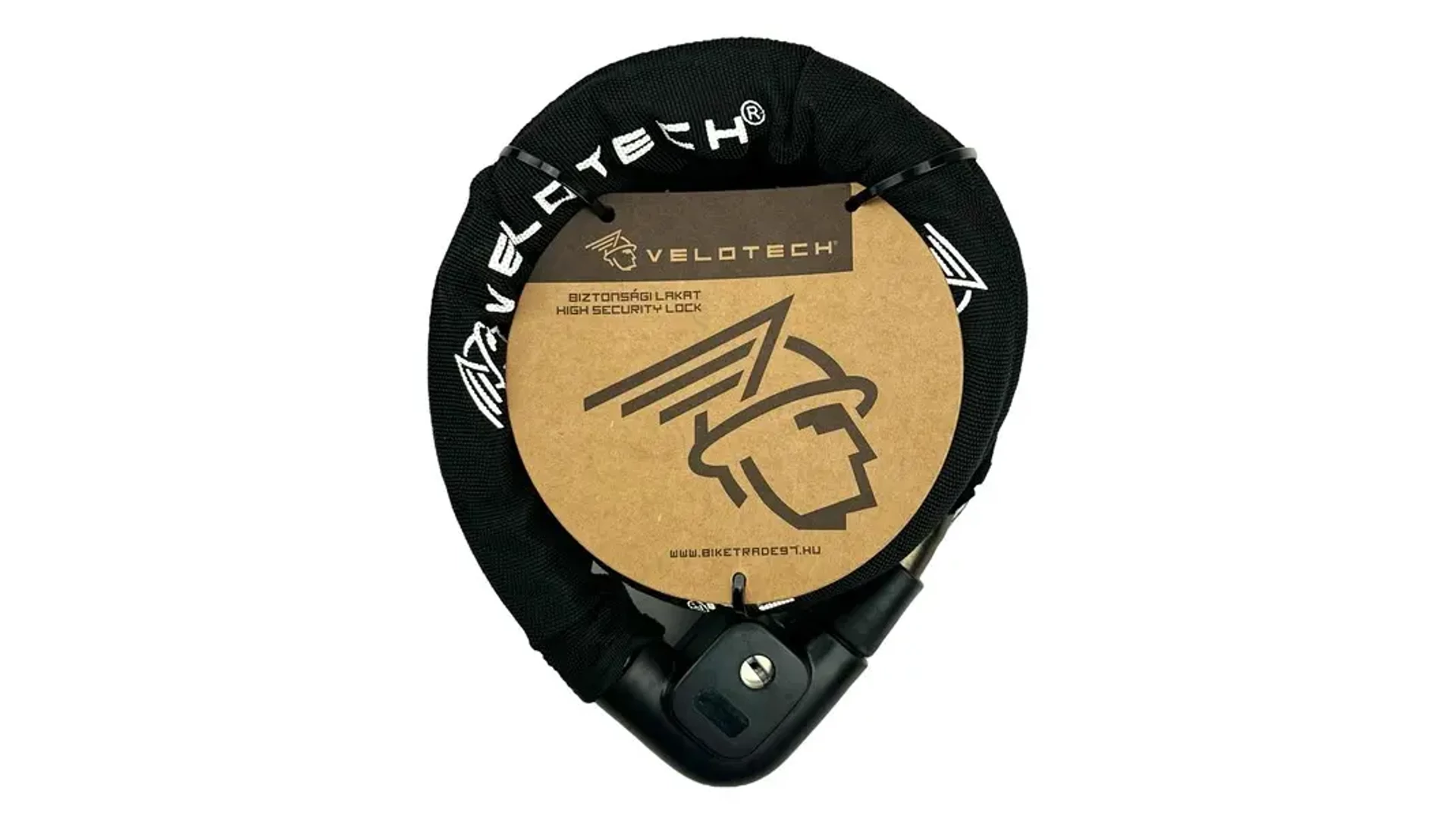 VELOTECH görgős kerékpárlakat (spirálzár), 22x1500 mm