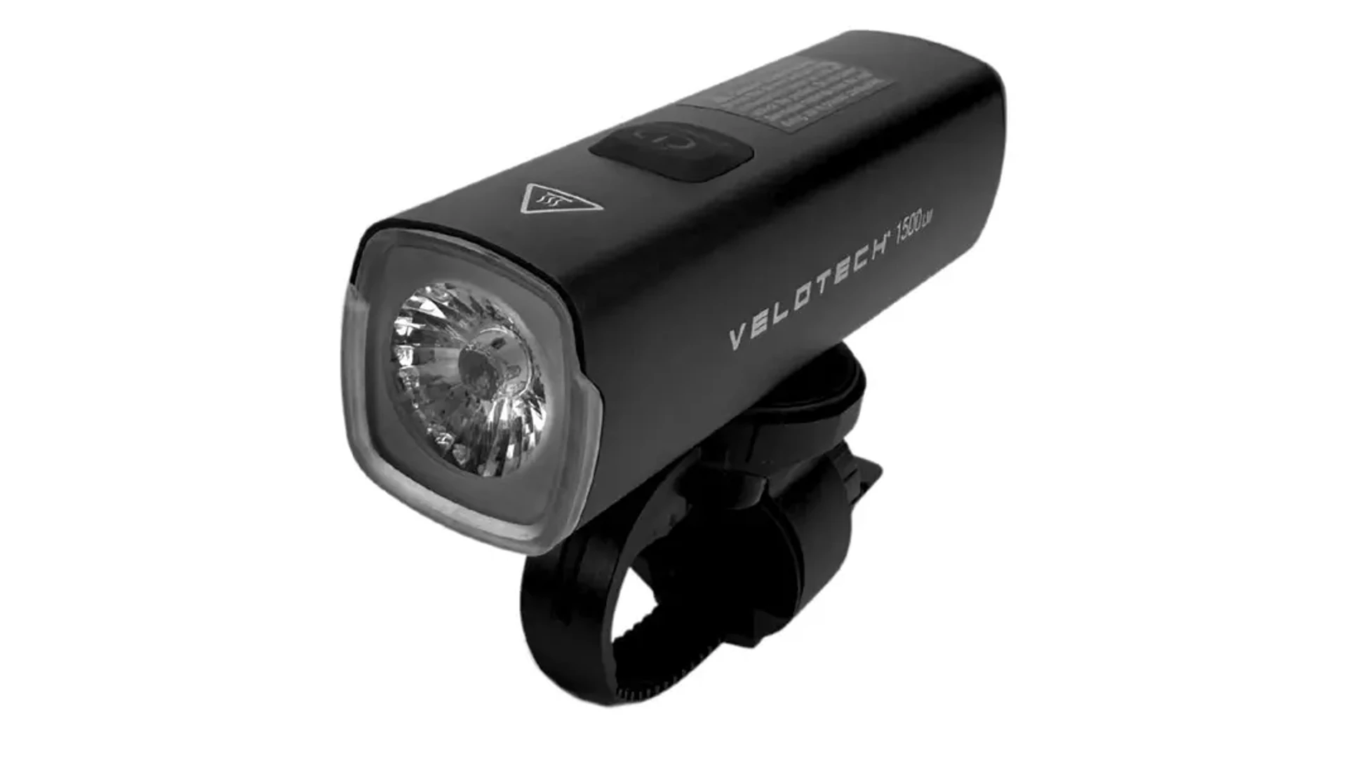 VELOTECH 1500LM USB első lámpa, 1500 lumen, alu