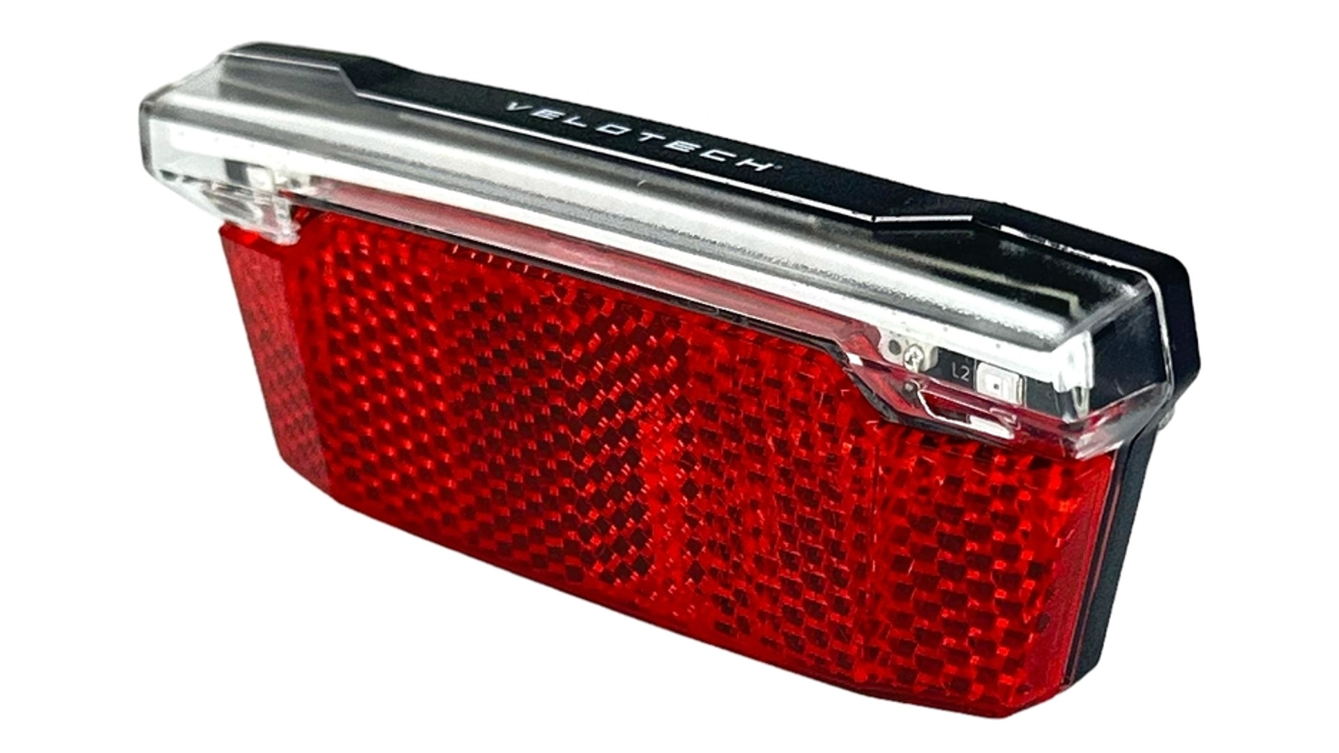 VELOTECH 2+21LED hátsó lámpa csomagtartóra e-bike-hoz féklámpa funkcióval, 6-48V DC VELOTECH 2+21LED hátsó lámpa csomagtartóra e-bike-hoz féklámpa funkcióval, 6-48V DC