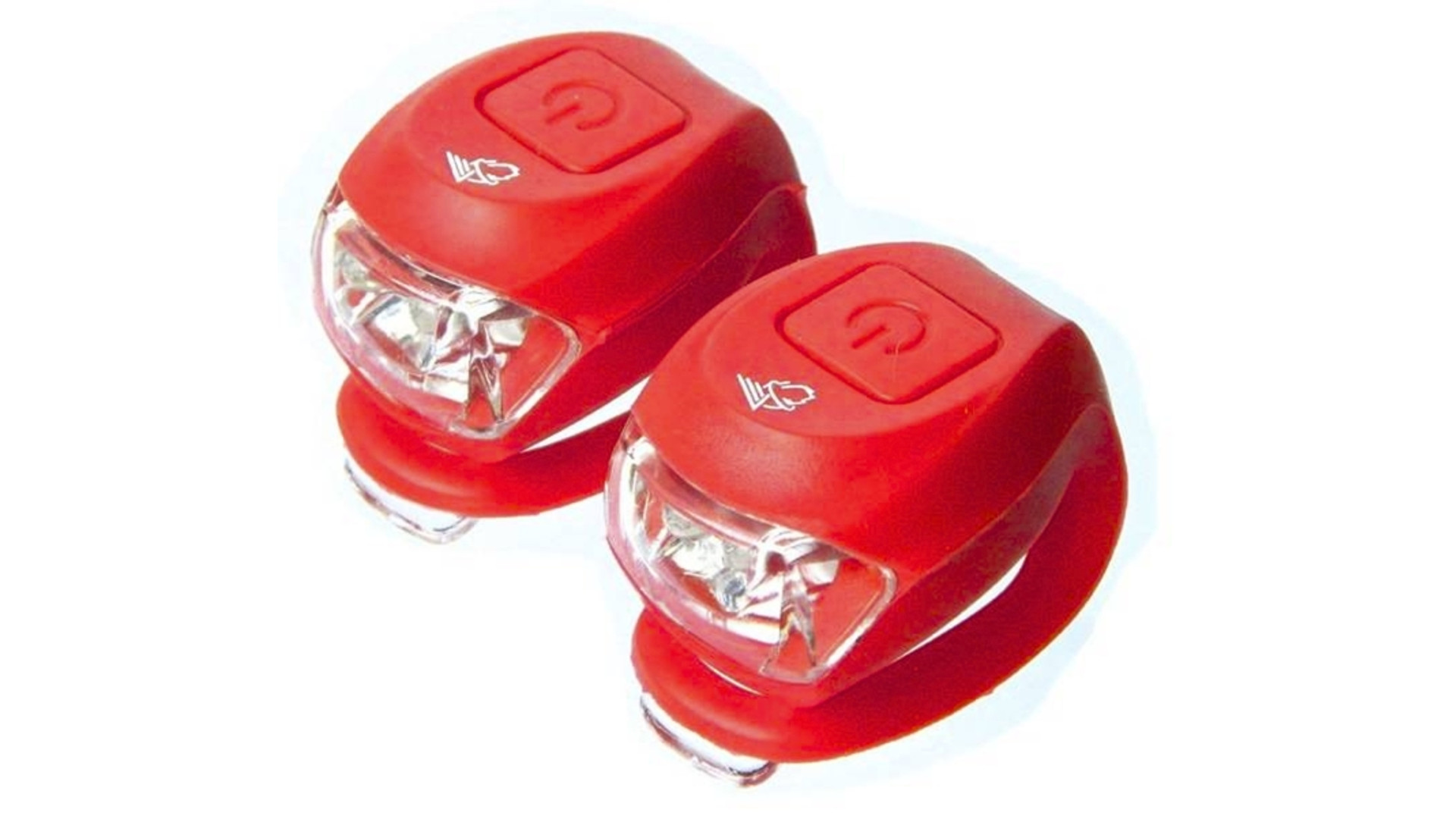 VELOTECH 2LED első és hátsó lámpa szett, elemes, piros