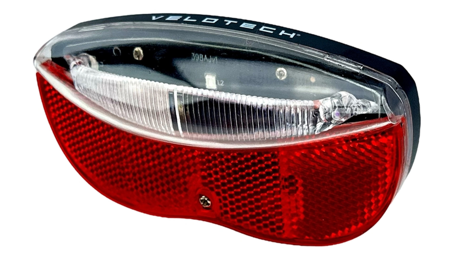 VELOTECH 3LED 9 lumen hátsó lámpa csomagtartóra, elemes VELOTECH 3LED 9 lumen hátsó lámpa csomagtartóra, elemes