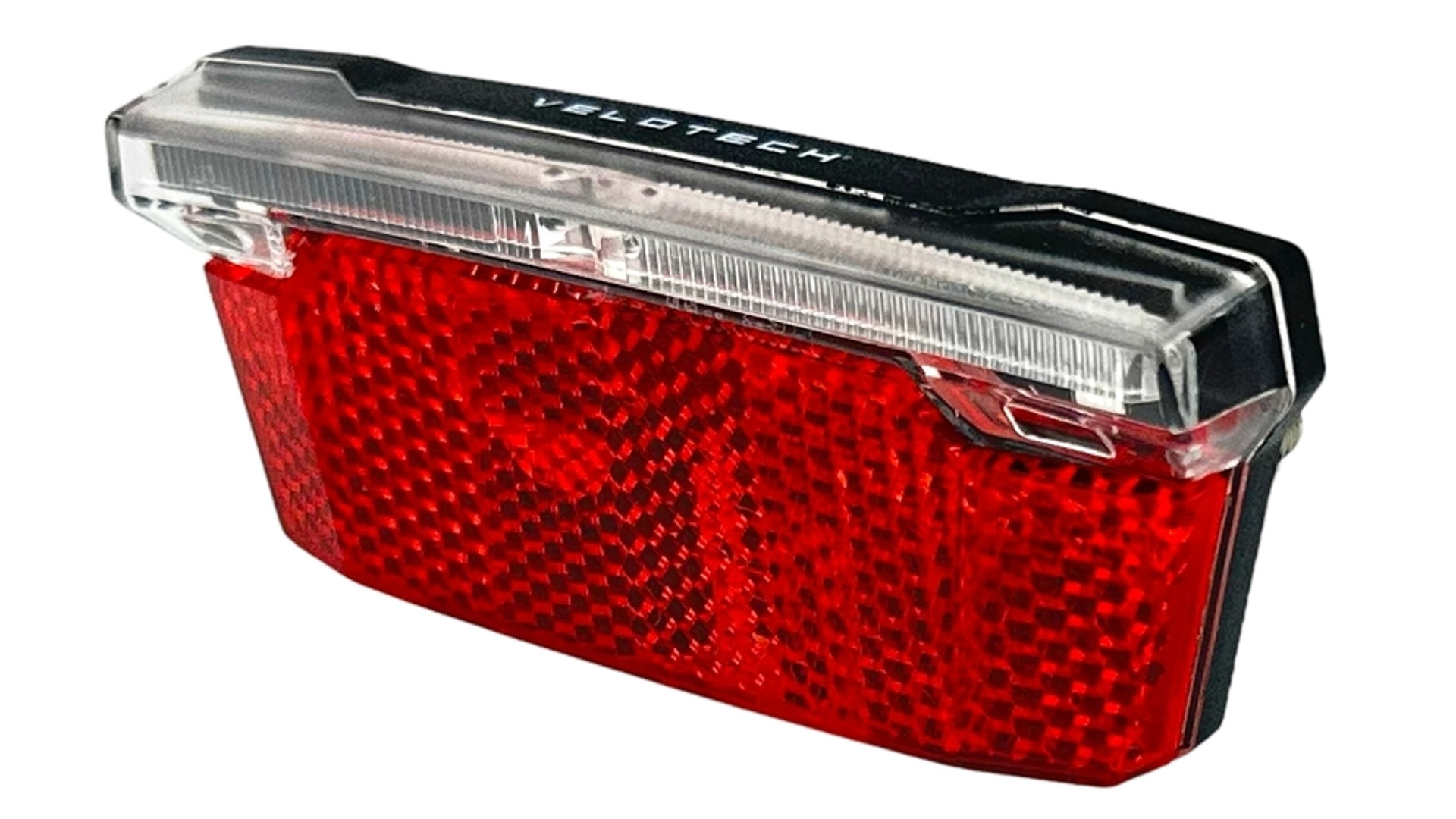 VELOTECH 3LED hátsó lámpa csomagtartóra, dinamós