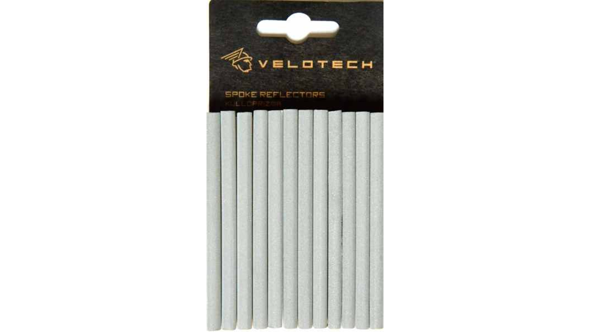 VELOTECH fényvisszaverő pálca küllőre (küllőpálca), ezüst, 12 db VELOTECH fényvisszaverő pálca küllőre (küllőpálca), ezüst, 12 db