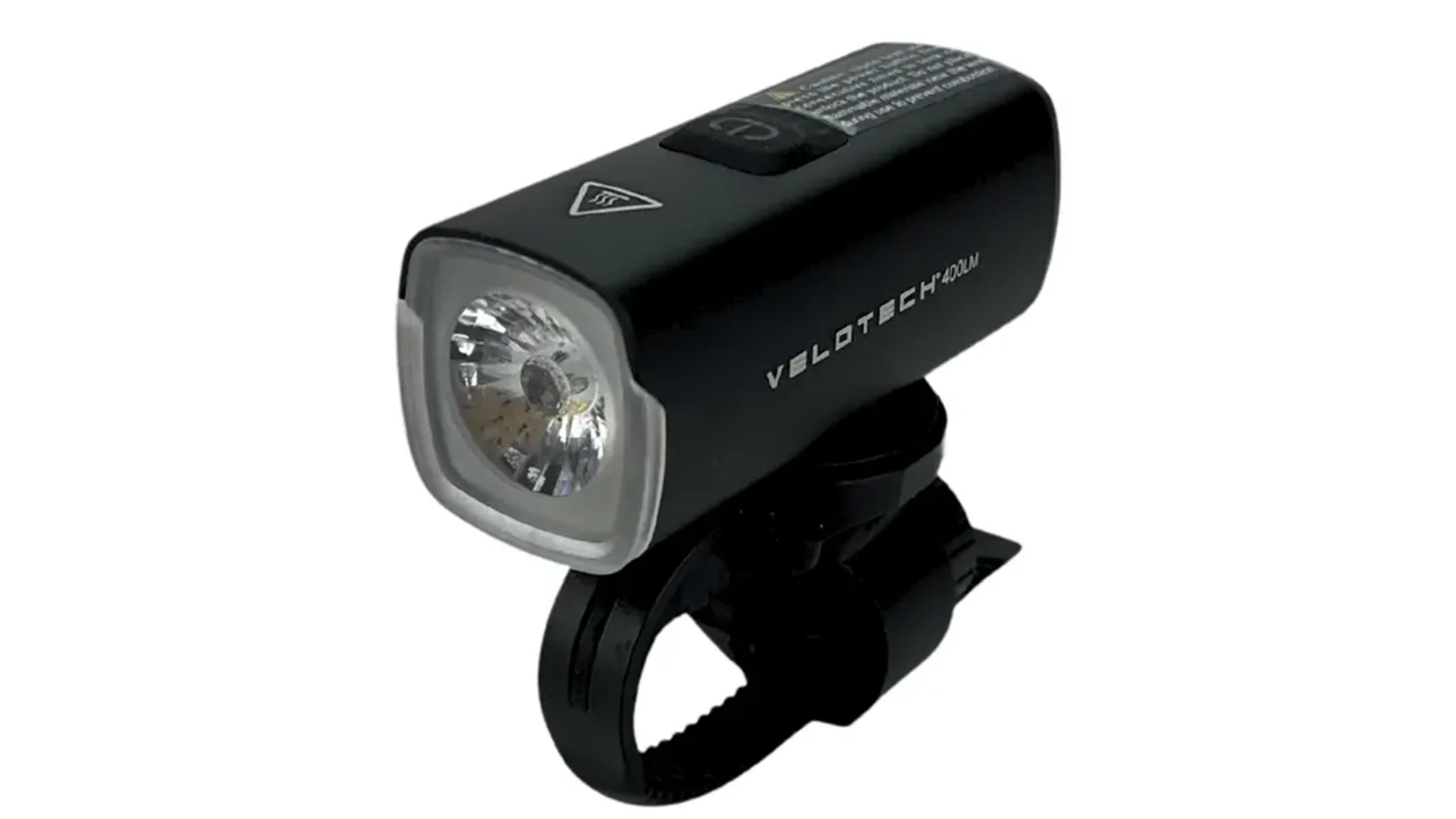 VELOTECH Vega 400LM USB első lámpa, 6 funkció, 400 lumen, alu VELOTECH Vega 400LM USB első lámpa, 6 funkció, 400 lumen, alu