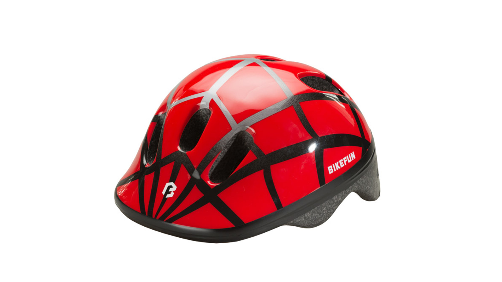 BIKEFUN Ducky kerékpáros sisak, piros, XS (44-48 cm)