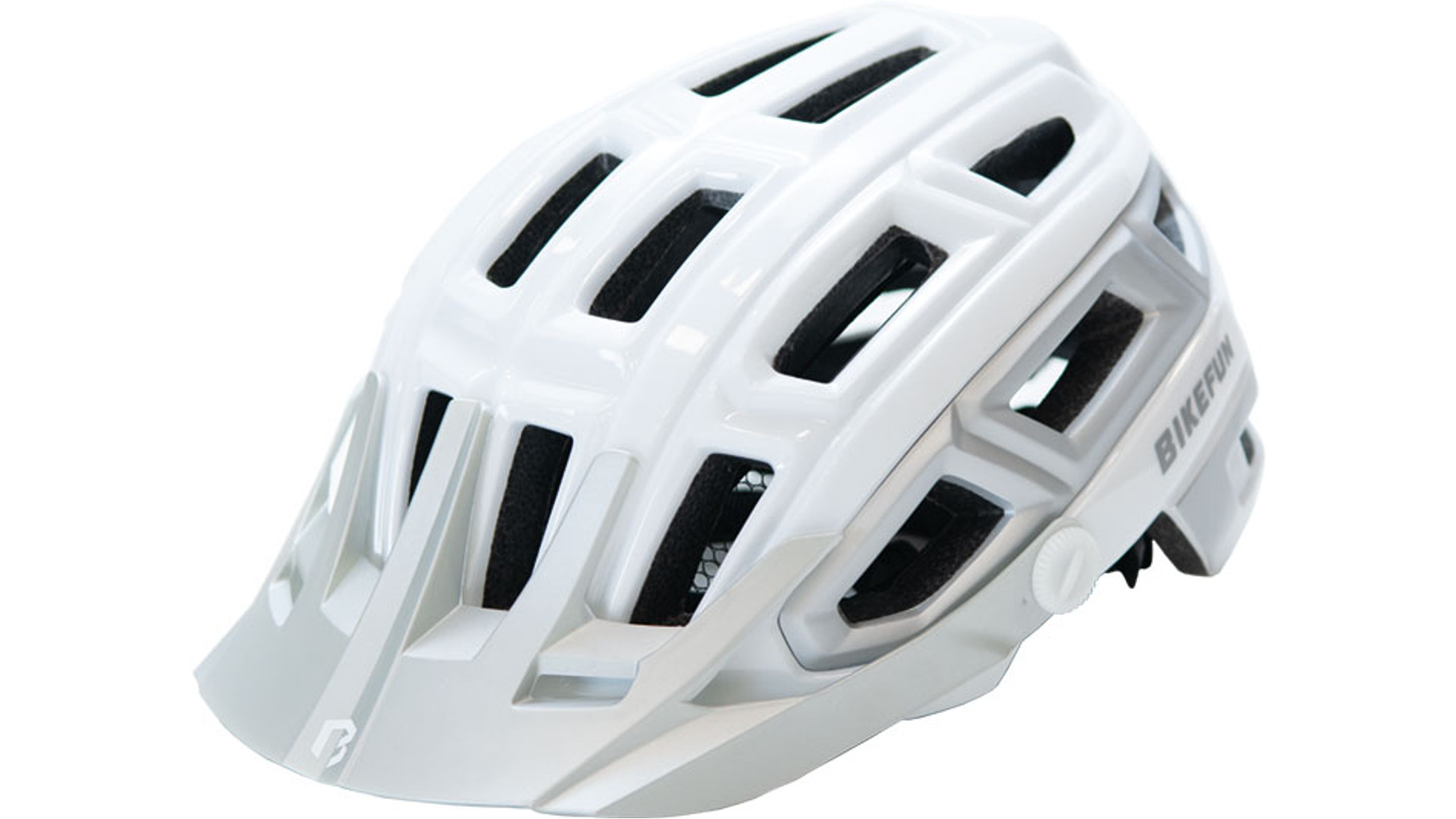 BIKEFUN Frisco kerékpáros sisak, fehér, M (55-58 cm)