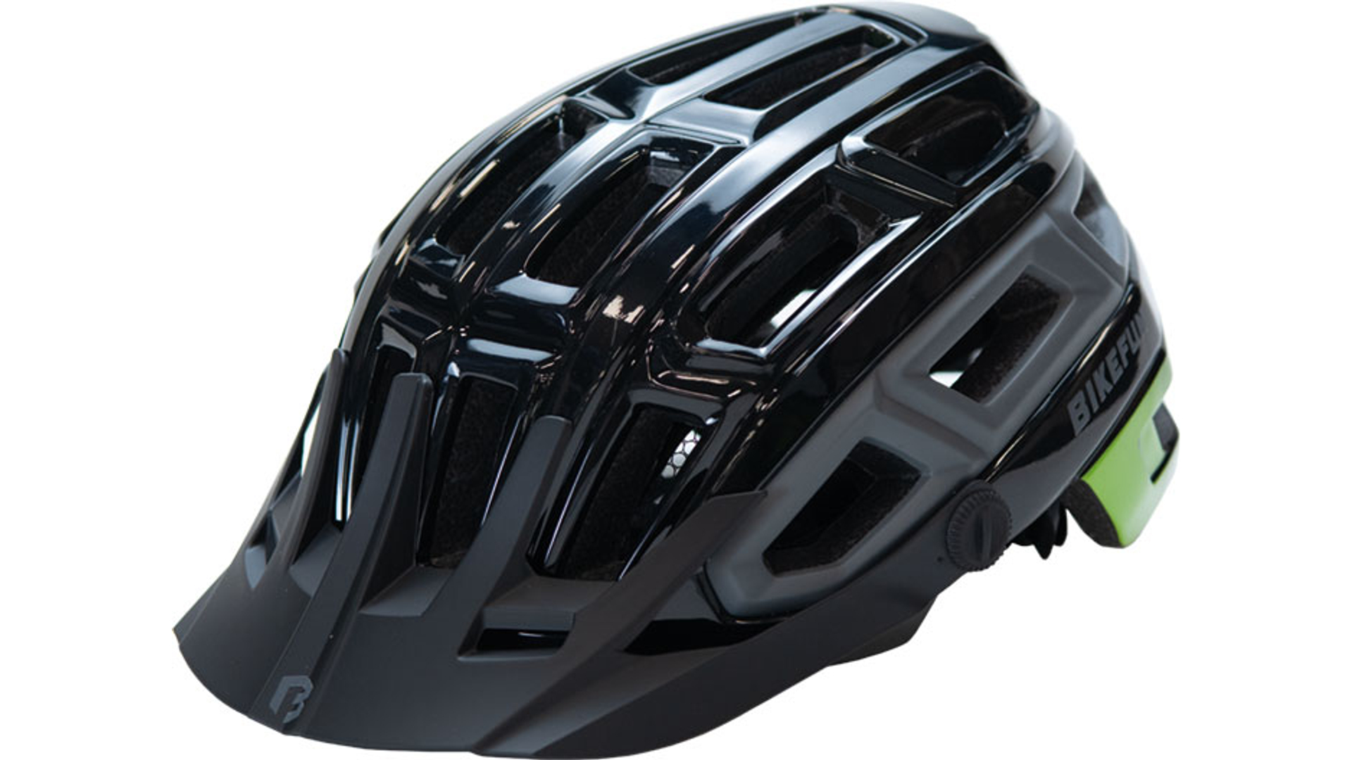BIKEFUN Frisco kerékpáros sisak, fekete, M (55-58 cm)