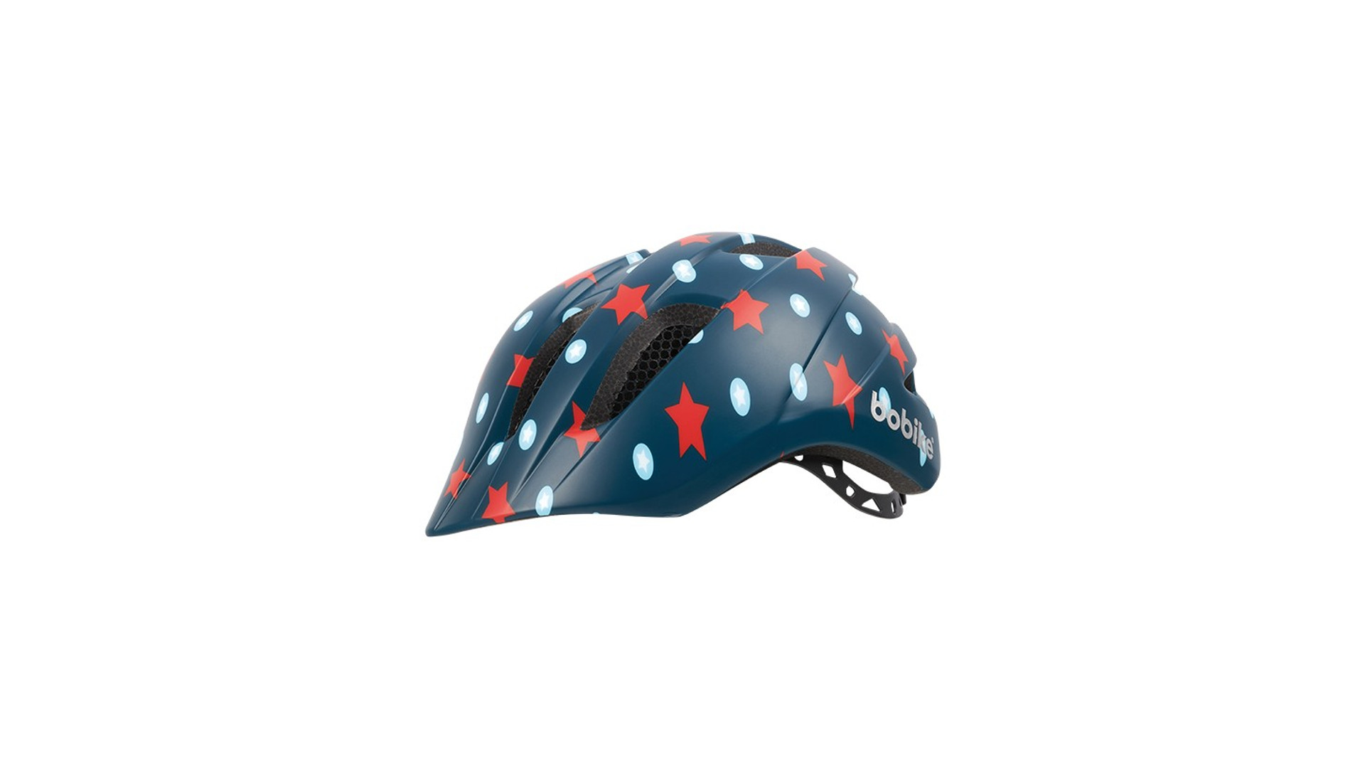 Bobike Kids Plus S gyermek kerékpáros sisak, Navy Stars, S (52-56 cm)