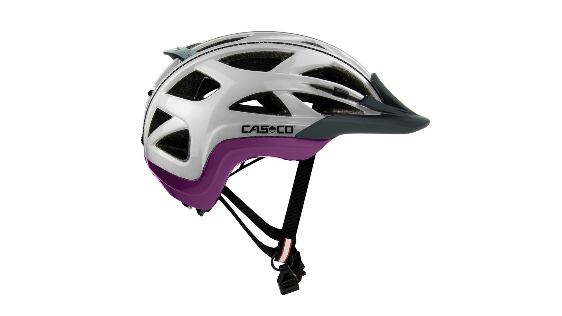CASCO Activ2 kerékpáros sisak, silver violet, S (52-56cm)
