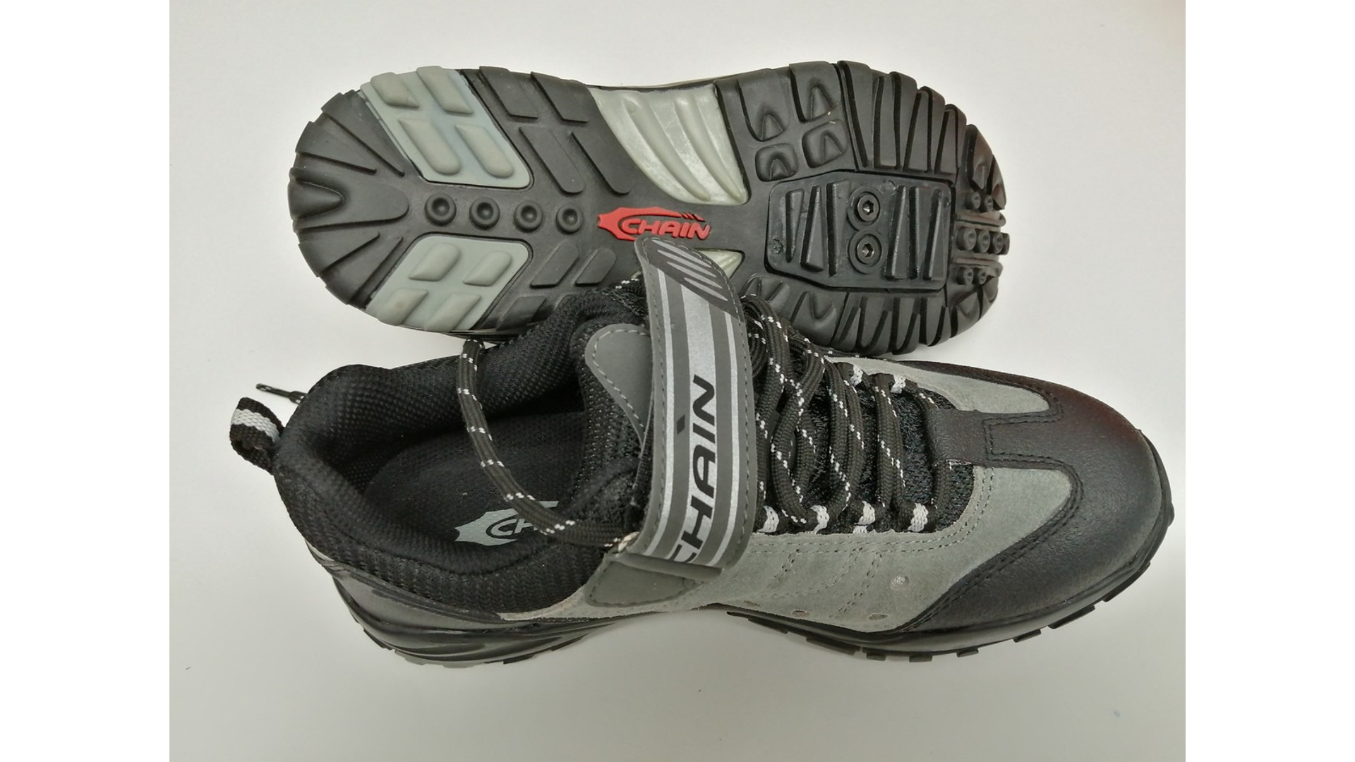 Chain MTB Fun kerékpáros cipő, SPD kompatibilis, black/grey, 38