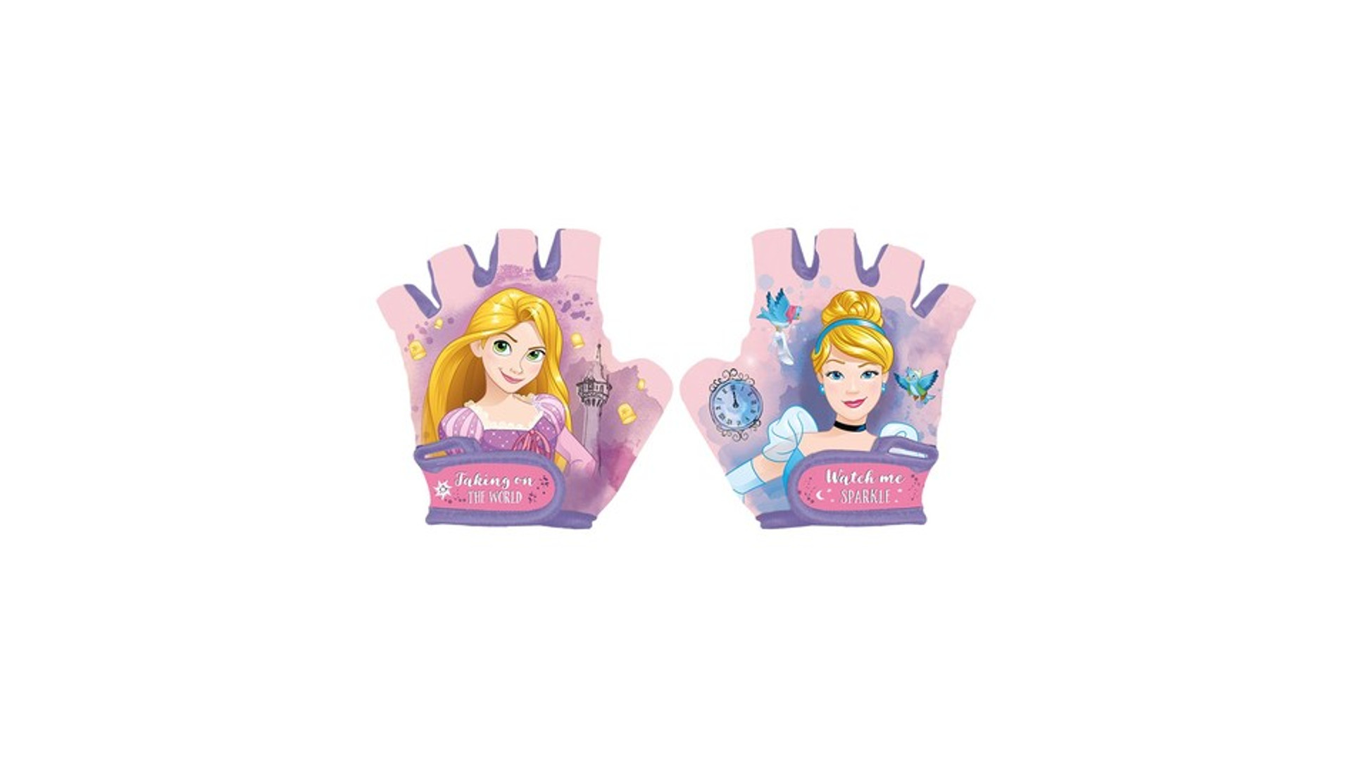 Disney hercegnők gyermek kerékpáros kesztyű, színes, XS