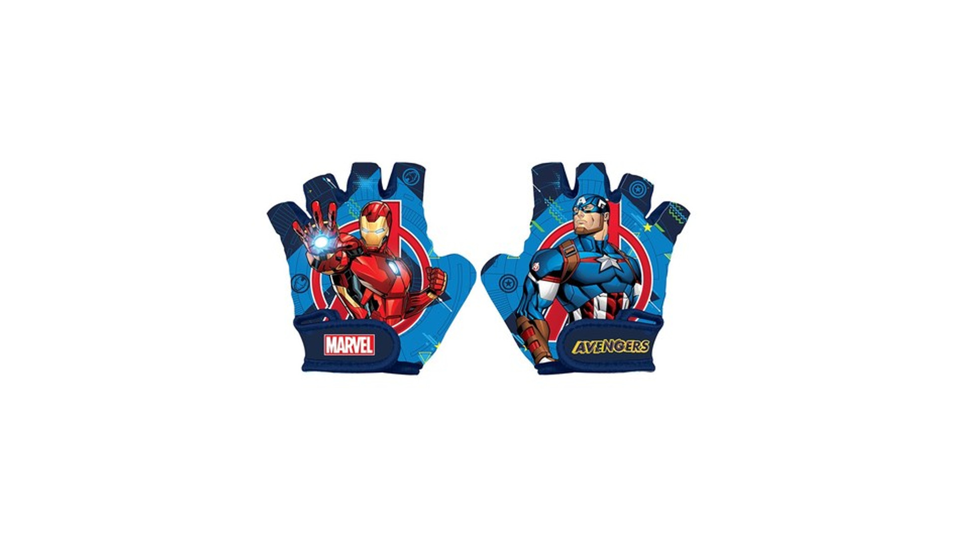 Disney / Marvel Bosszúállók gyermek kerékpáros kesztyű, kék