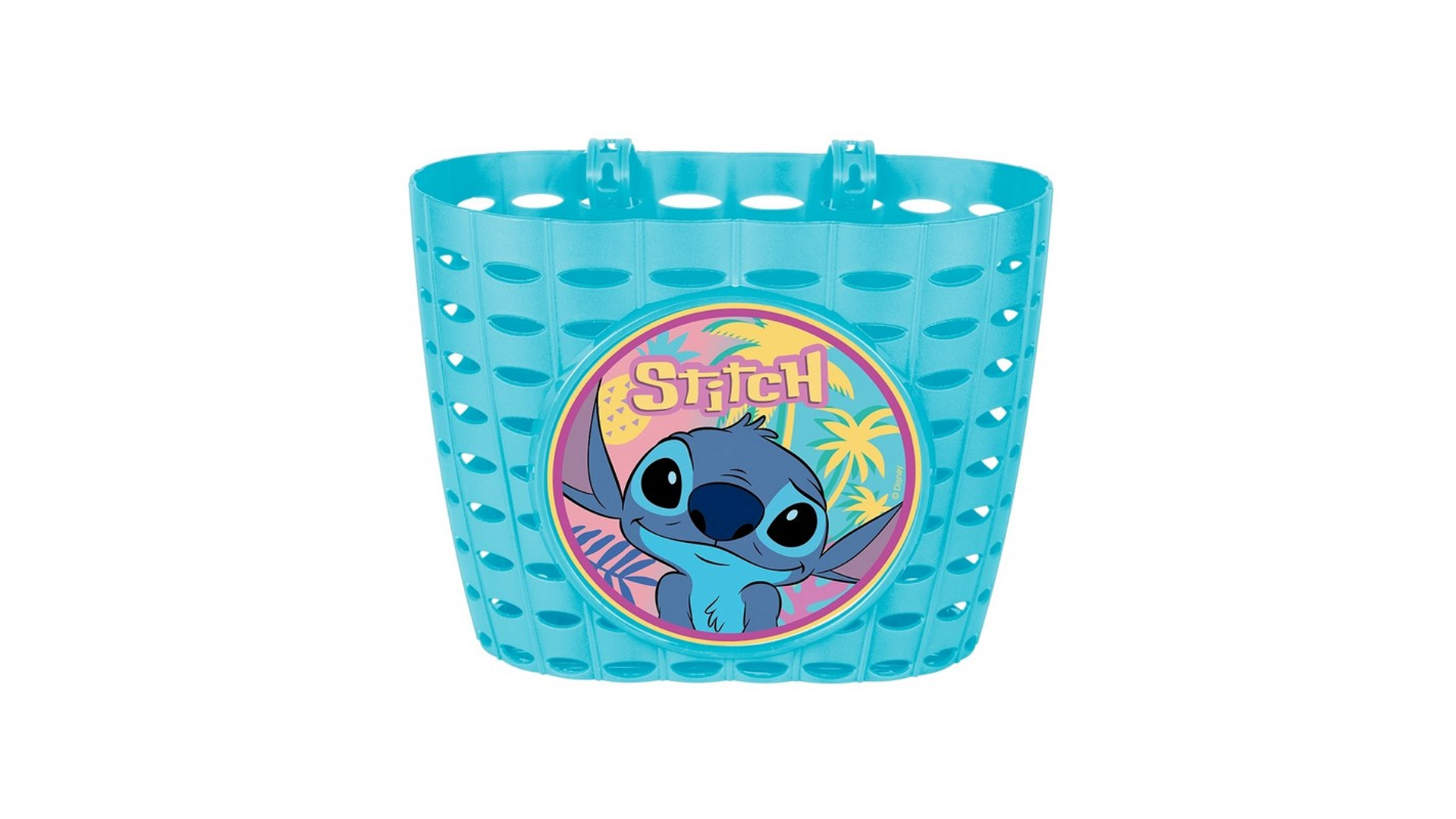 Disney Stitch első kosár gyermekkerékpárra, 12-20", türkiz