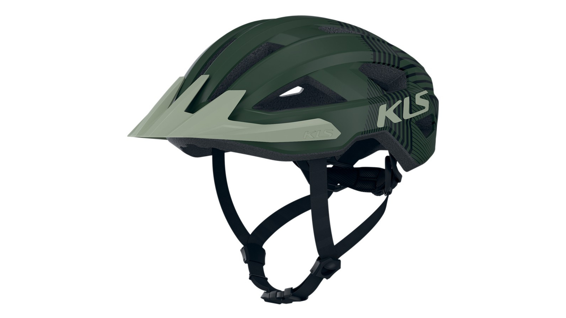 KELLYS Daze MTB XC kerékpáros sisak, military green, S/M