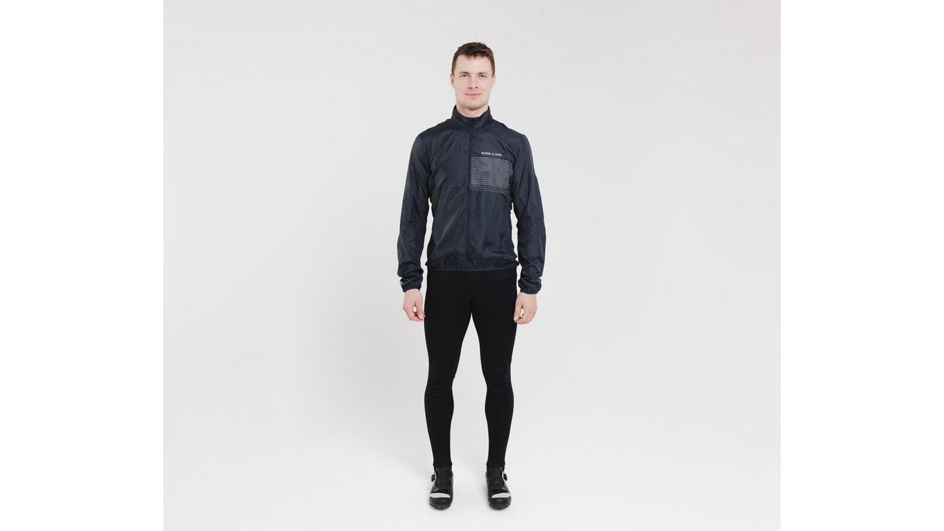 KELLYS Levante kerékpáros kabát / széldzseki, black, XL