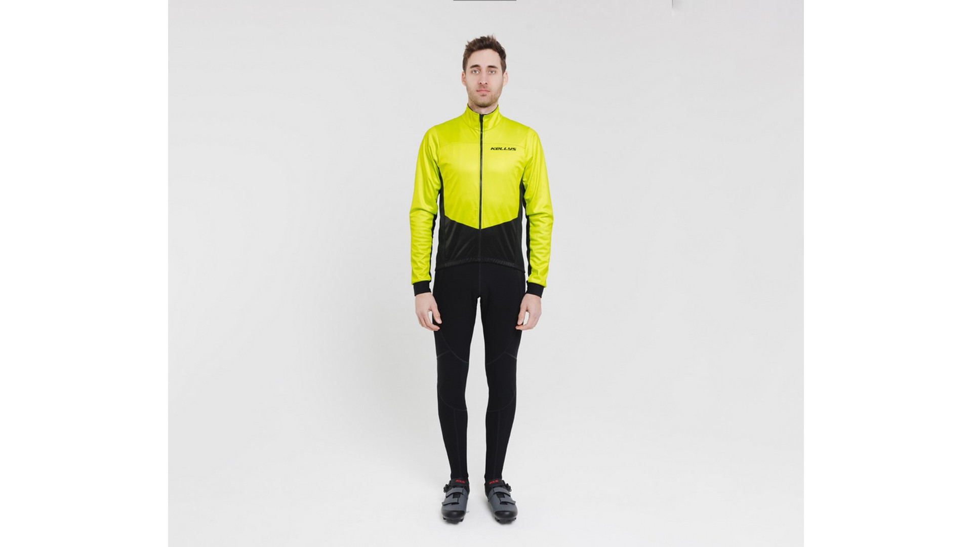 KELLYS Rival 2 vízhatlan kerékpáros kabát / thermo széldzseki, Stay Visible, L