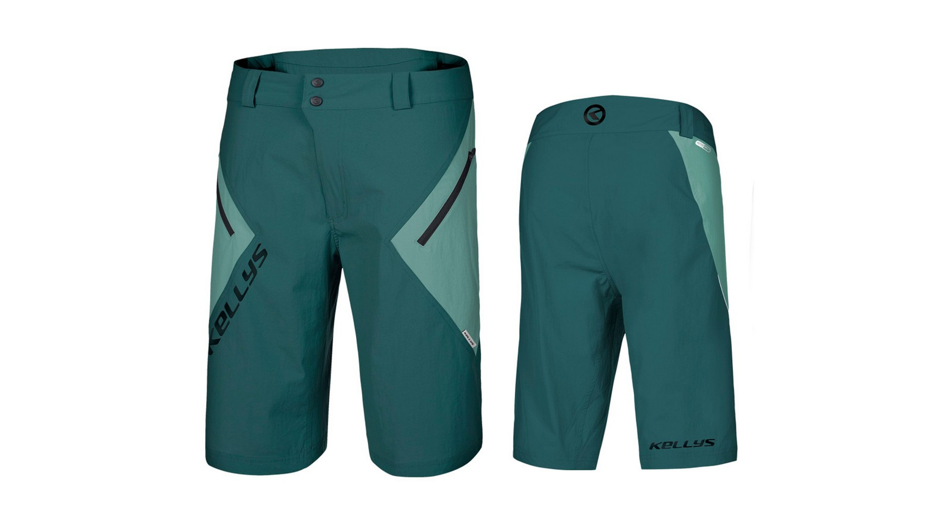 KELLYS Stoke enduro/MTB férfi kerékpáros rövidnadrág / freeride nadrág betéttel, Blue, L KELLYS Stoke enduro/MTB férfi kerékpáros rövidnadrág / freeride nadrág betéttel, Blue, L