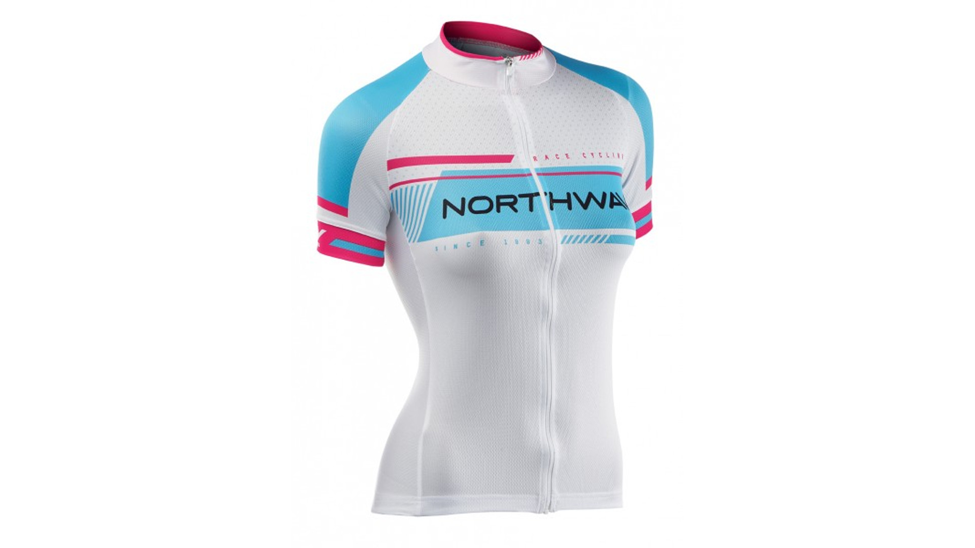 NORTHWAVE Logo2 WMN női rövidujjú mez, fehér/kék, S NORTHWAVE Logo2 WMN női rövidujjú mez, fehér/kék, S