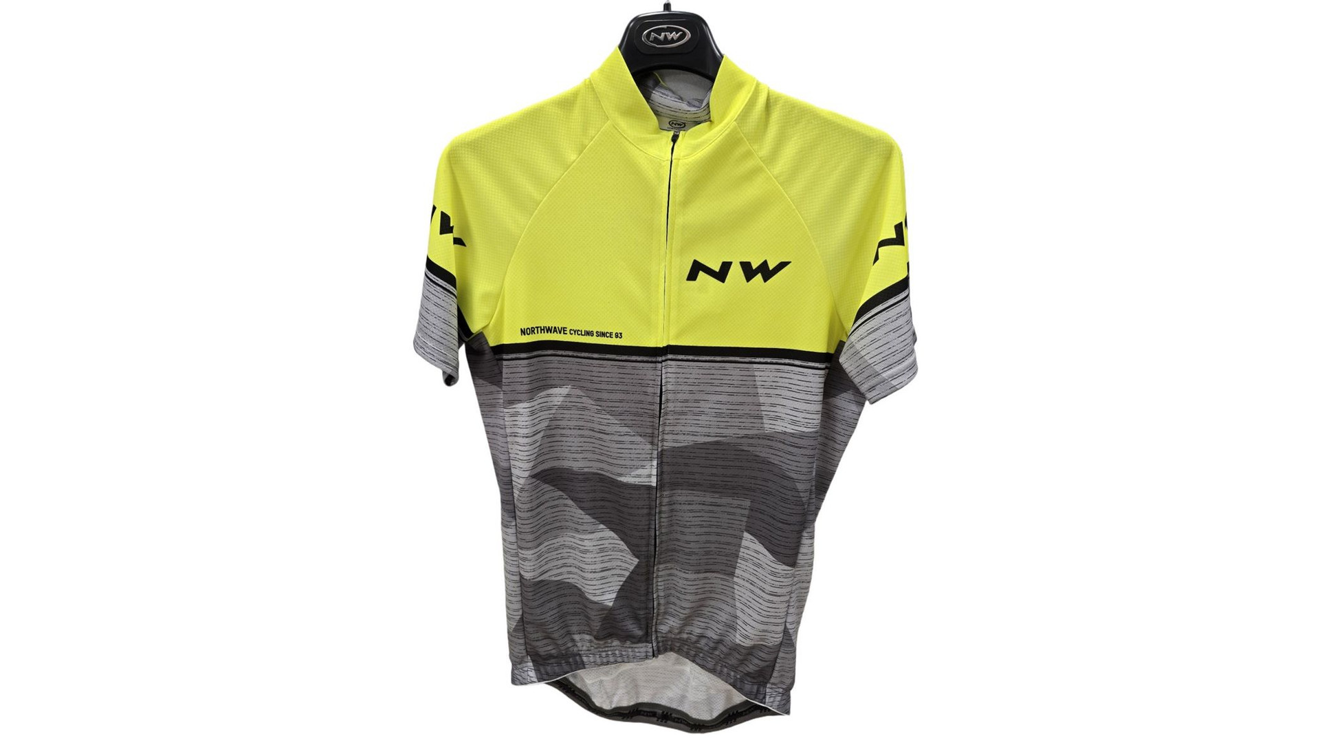 NORTHWAVE Origin rövidujjú mez, fluo sárga-szürke, S NORTHWAVE Origin rövidujjú mez, fluo sárga-szürke, S