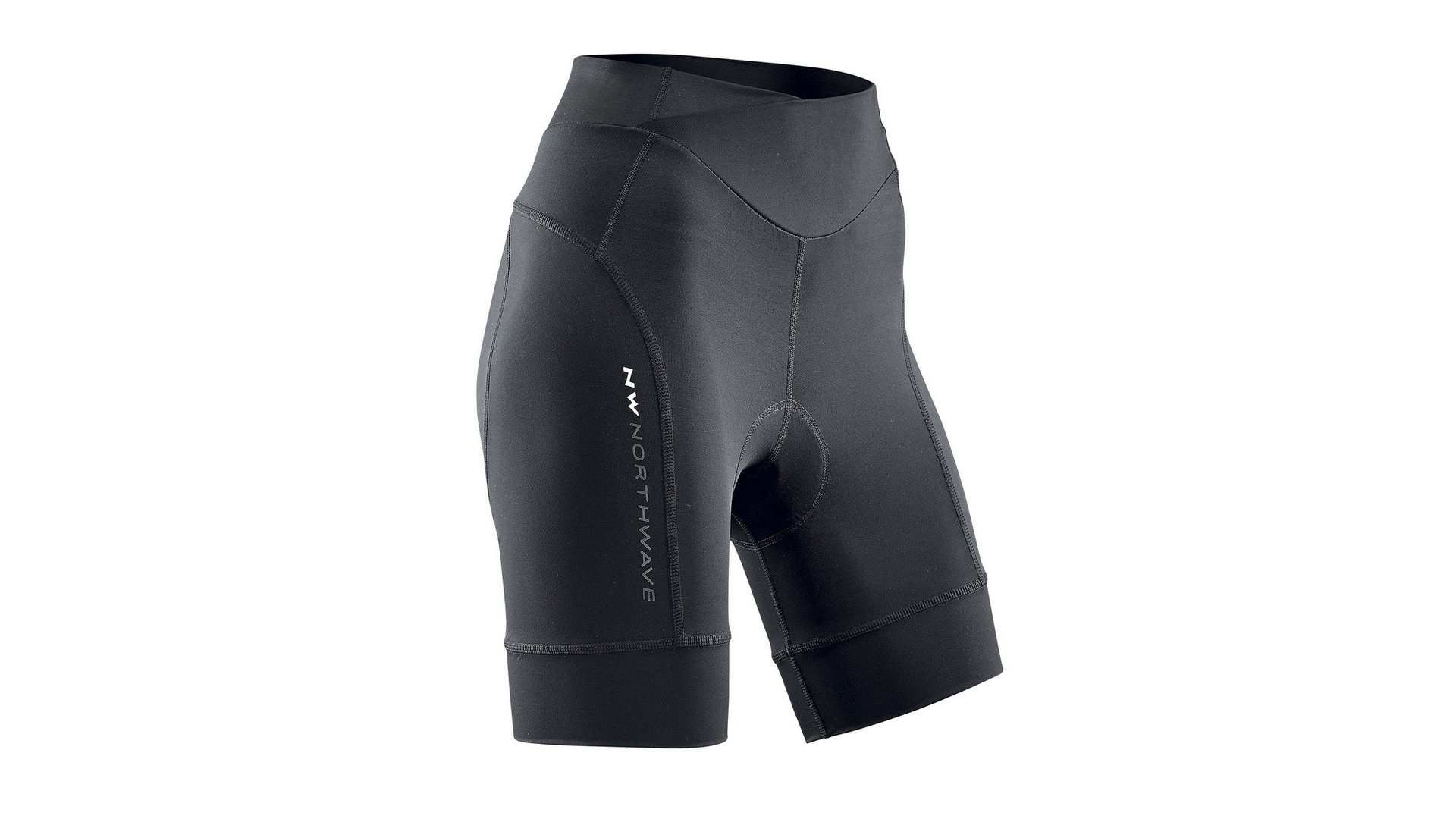 NORTHWAVE Crystal 2 rövid, női kerékpáros nadrág betéttel, fekete, XL